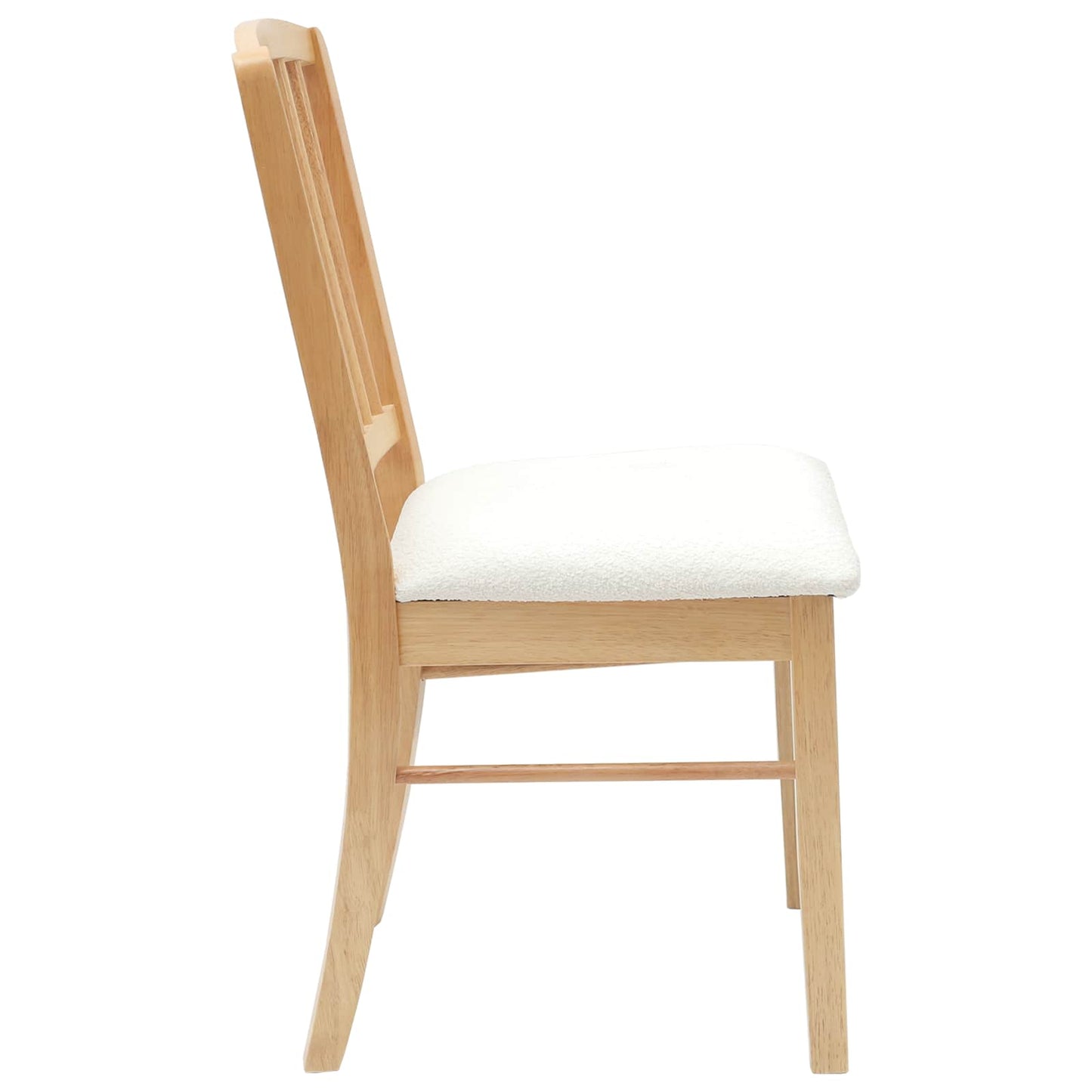 vidaXL Καρέκλες φαγητού 2 pcs Φυσικό 50 x 52,5 x 91 εκ