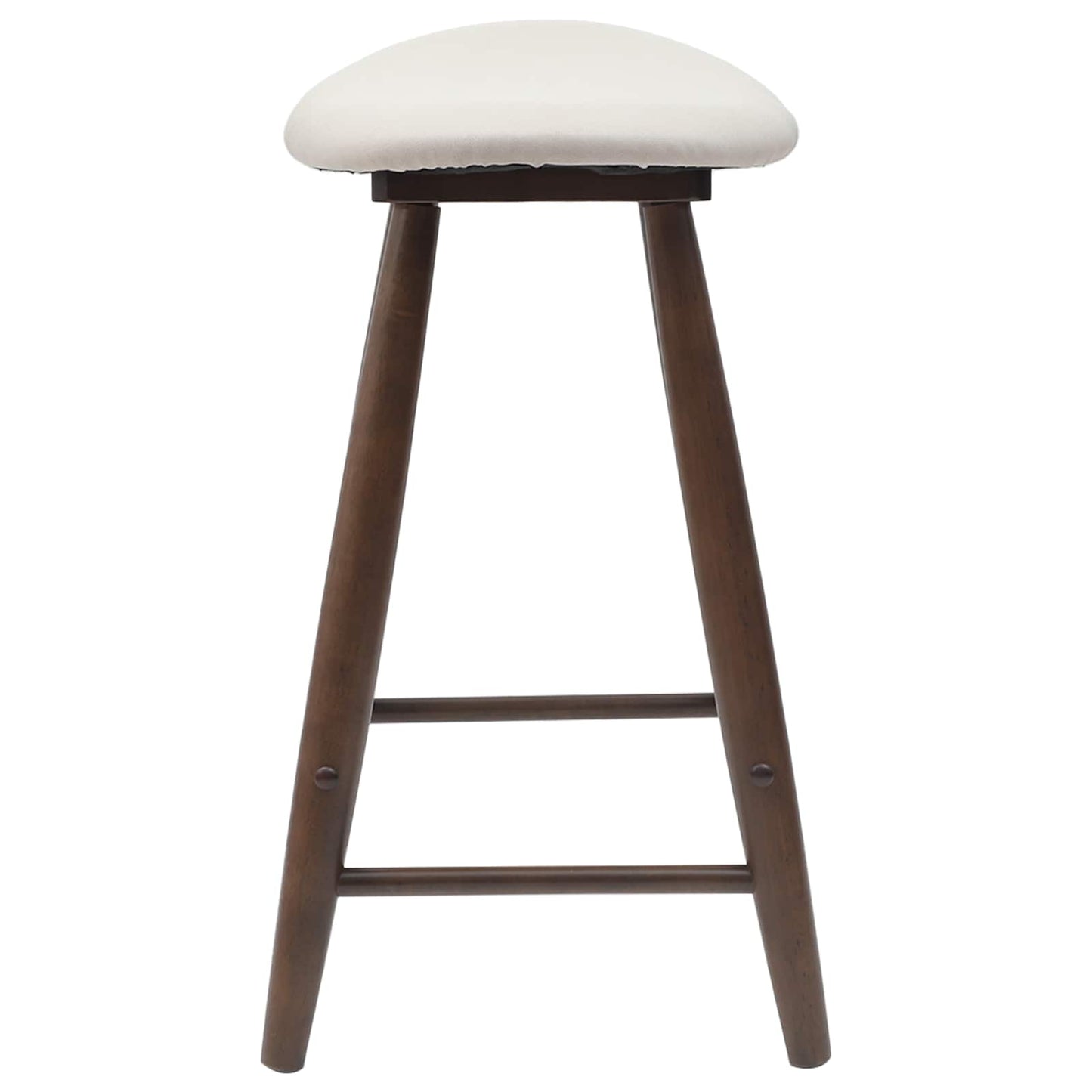 vidaXL Καρέκλες φαγητού 2 pcs Ανοιχτό καφέ 46 x 37 x 63 εκ