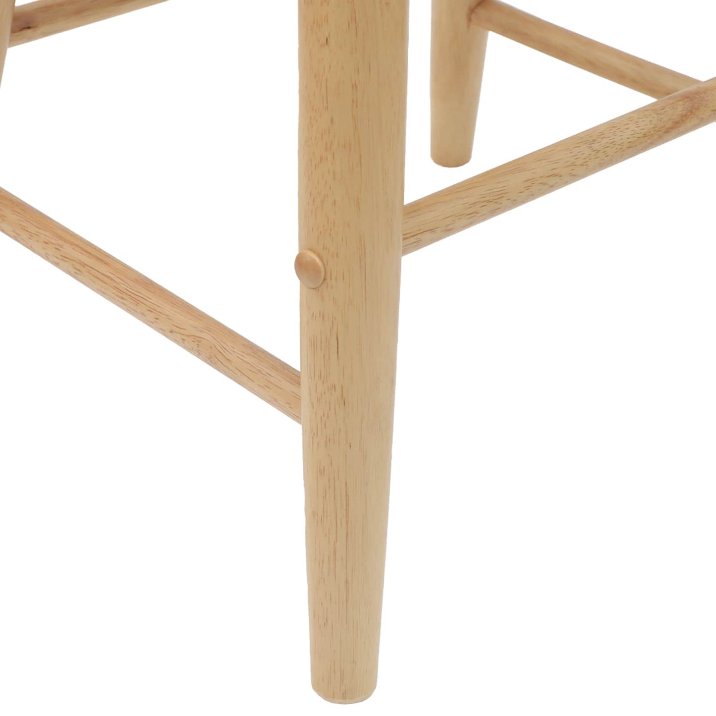 vidaXL Καρέκλες φαγητού 2 pcs Φυσικό 46 x 37 x 63 εκ