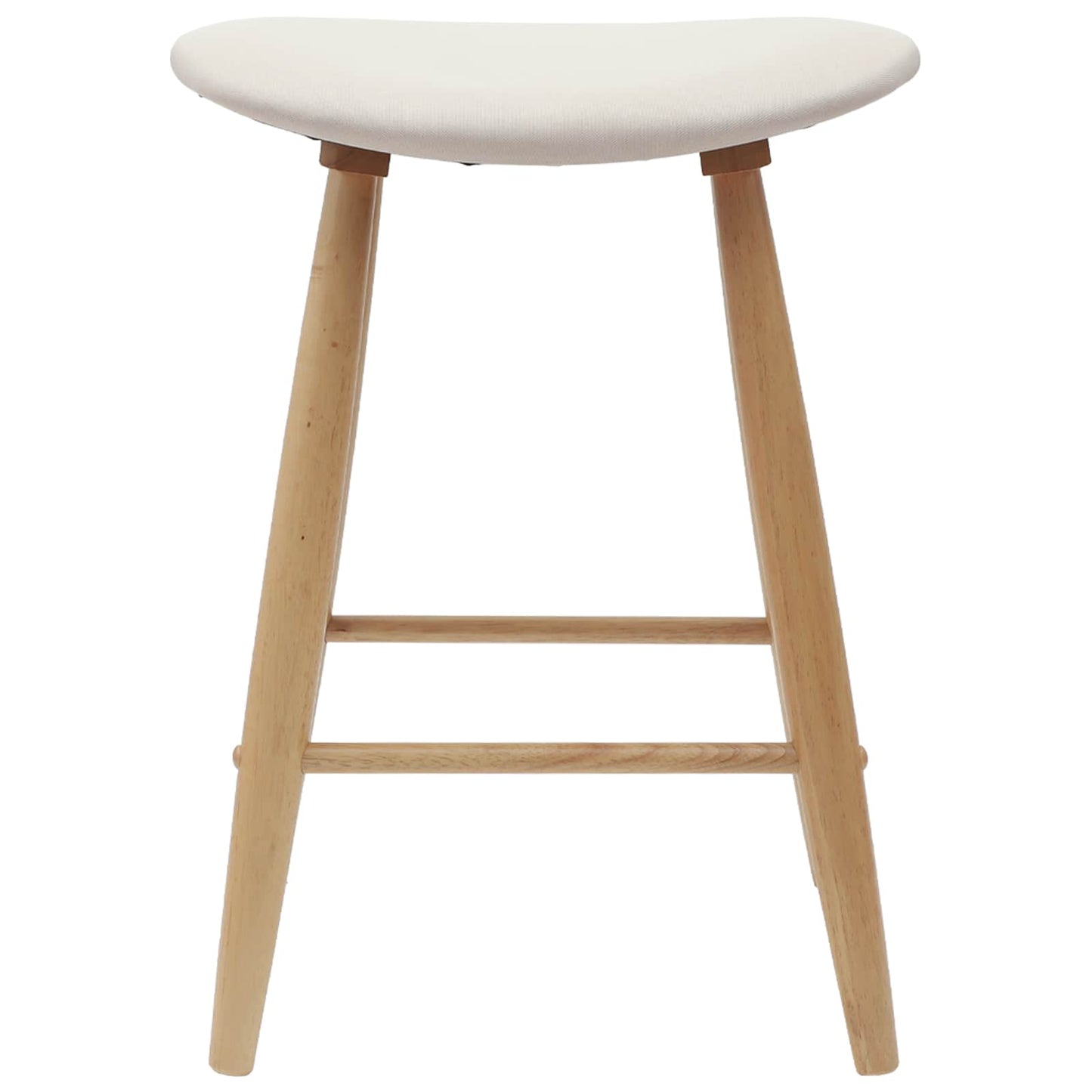vidaXL Καρέκλες φαγητού 2 pcs Φυσικό 46 x 37 x 63 εκ