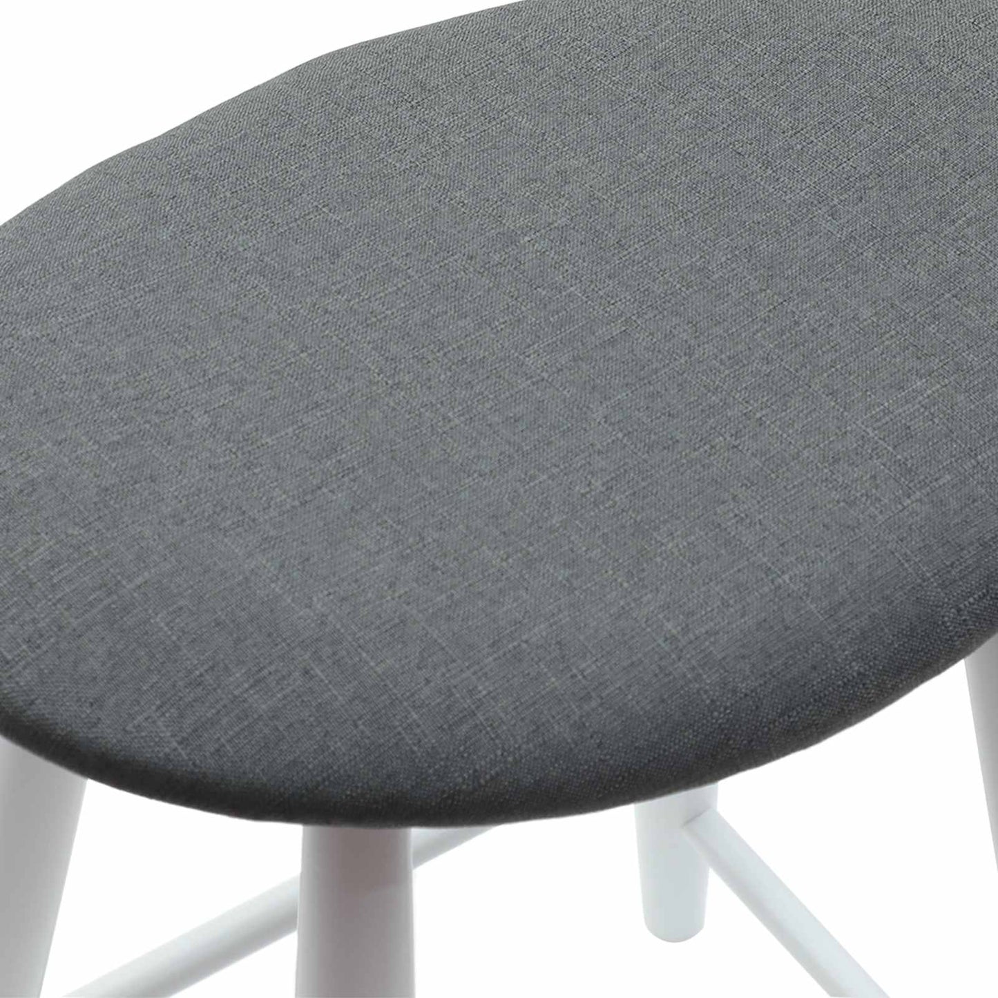 vidaXL Καρέκλες φαγητού 2 pcs Λευκό 46 x 37 x 63 εκ