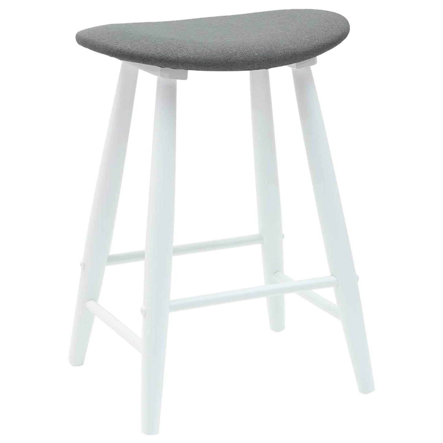 vidaXL Καρέκλες φαγητού 2 pcs Λευκό 46 x 37 x 63 εκ