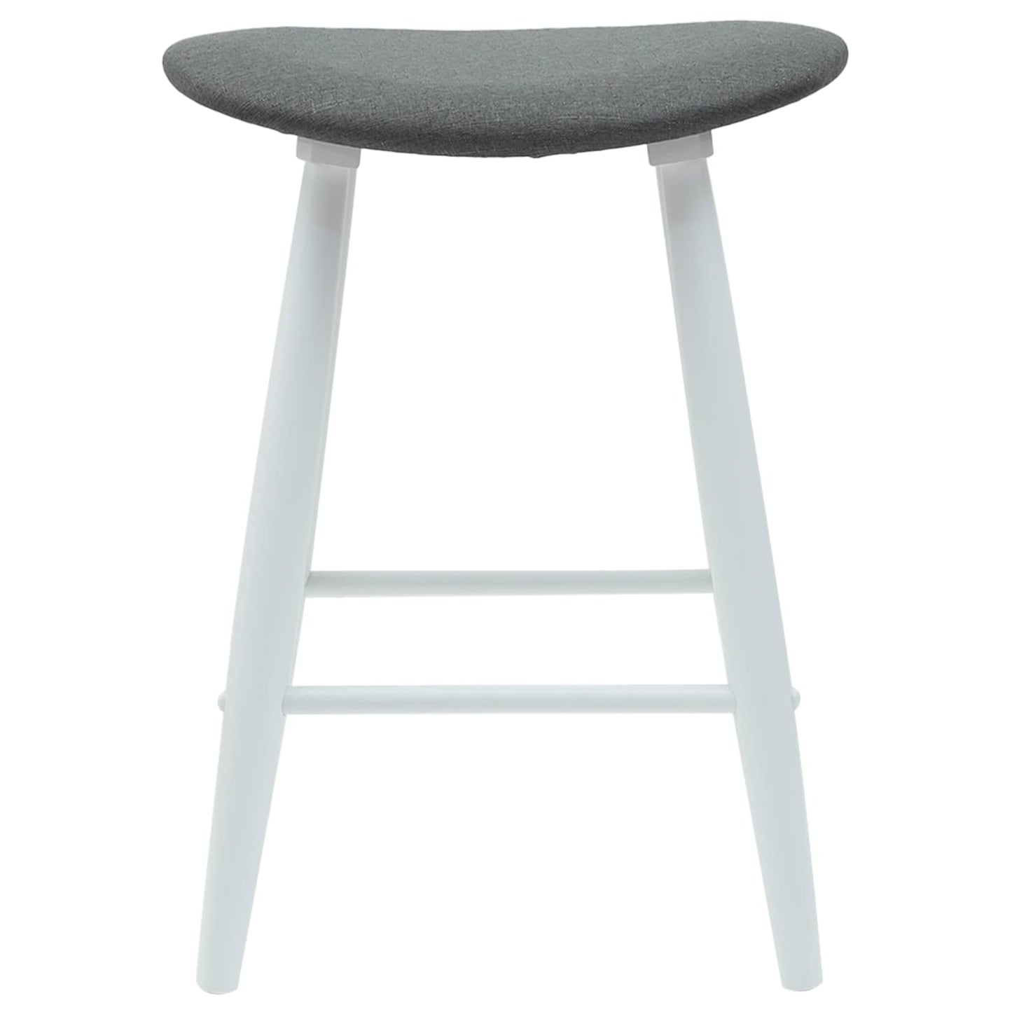 vidaXL Καρέκλες φαγητού 2 pcs Λευκό 46 x 37 x 63 εκ