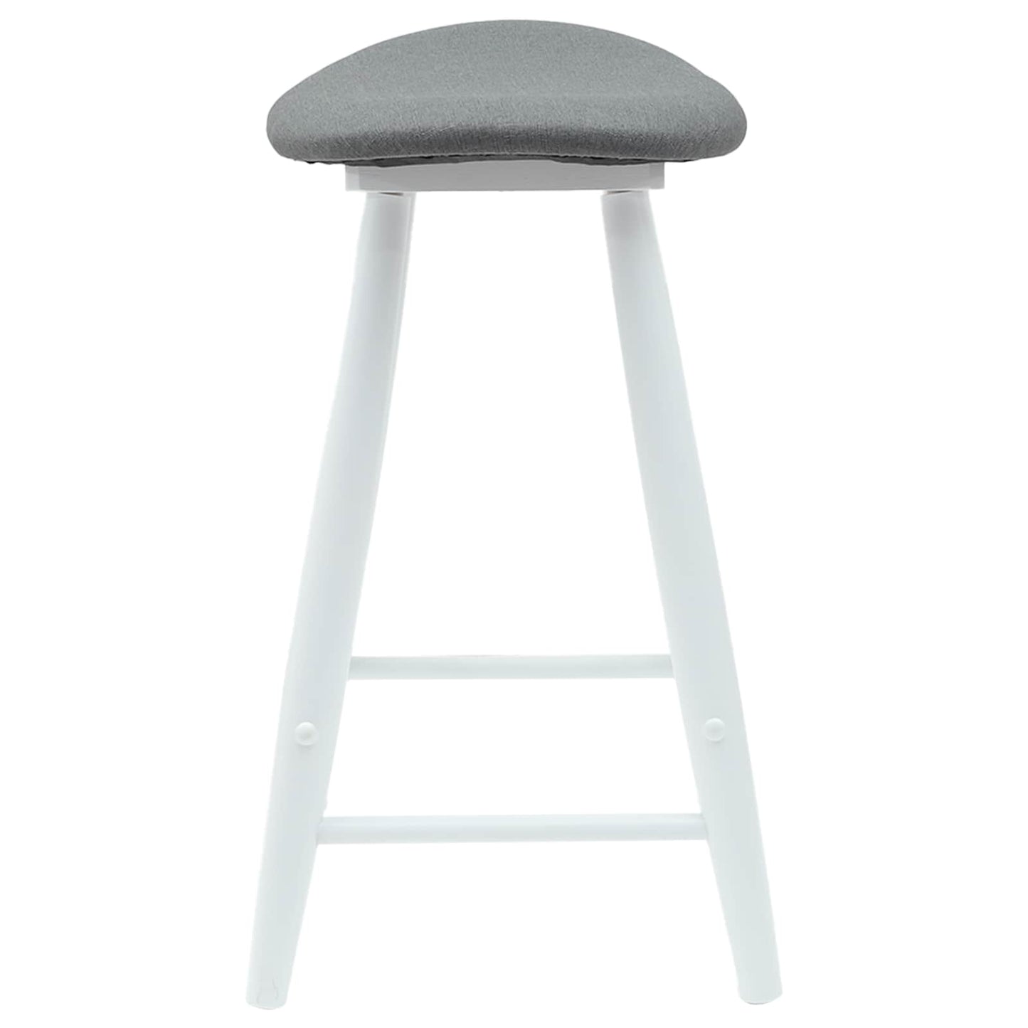 vidaXL Καρέκλες φαγητού 2 pcs Λευκό 46 x 37 x 63 εκ