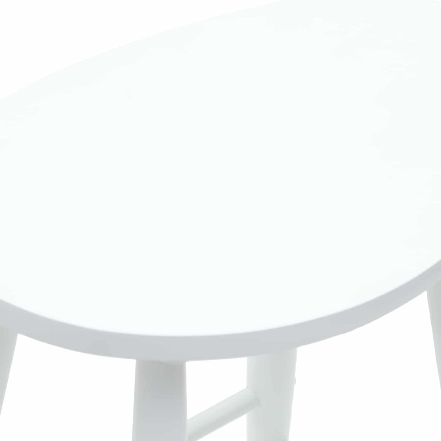 vidaXL Καρέκλες φαγητού 2 pcs Λευκό 46 x 37 x 63 εκ