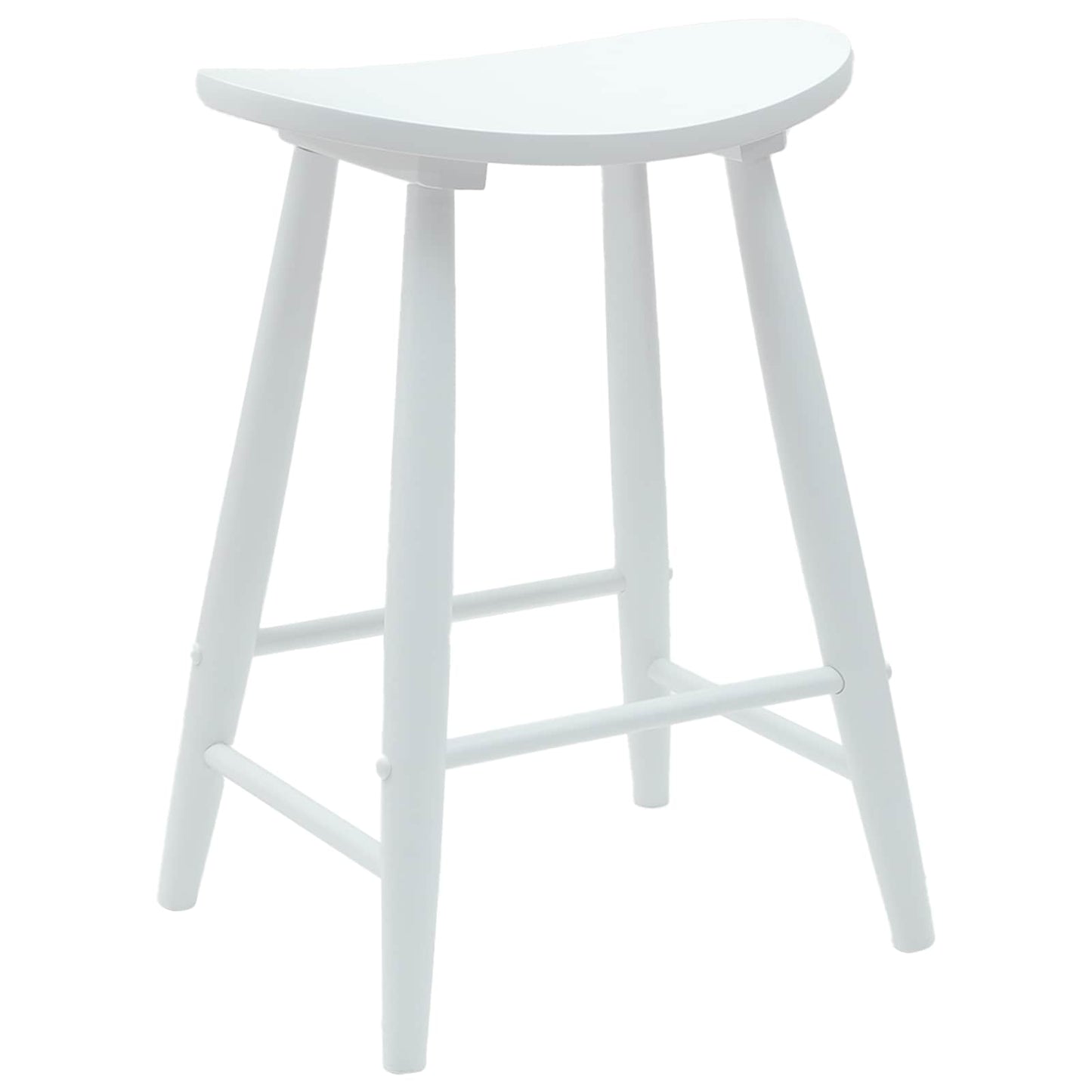vidaXL Καρέκλες φαγητού 2 pcs Λευκό 46 x 37 x 63 εκ