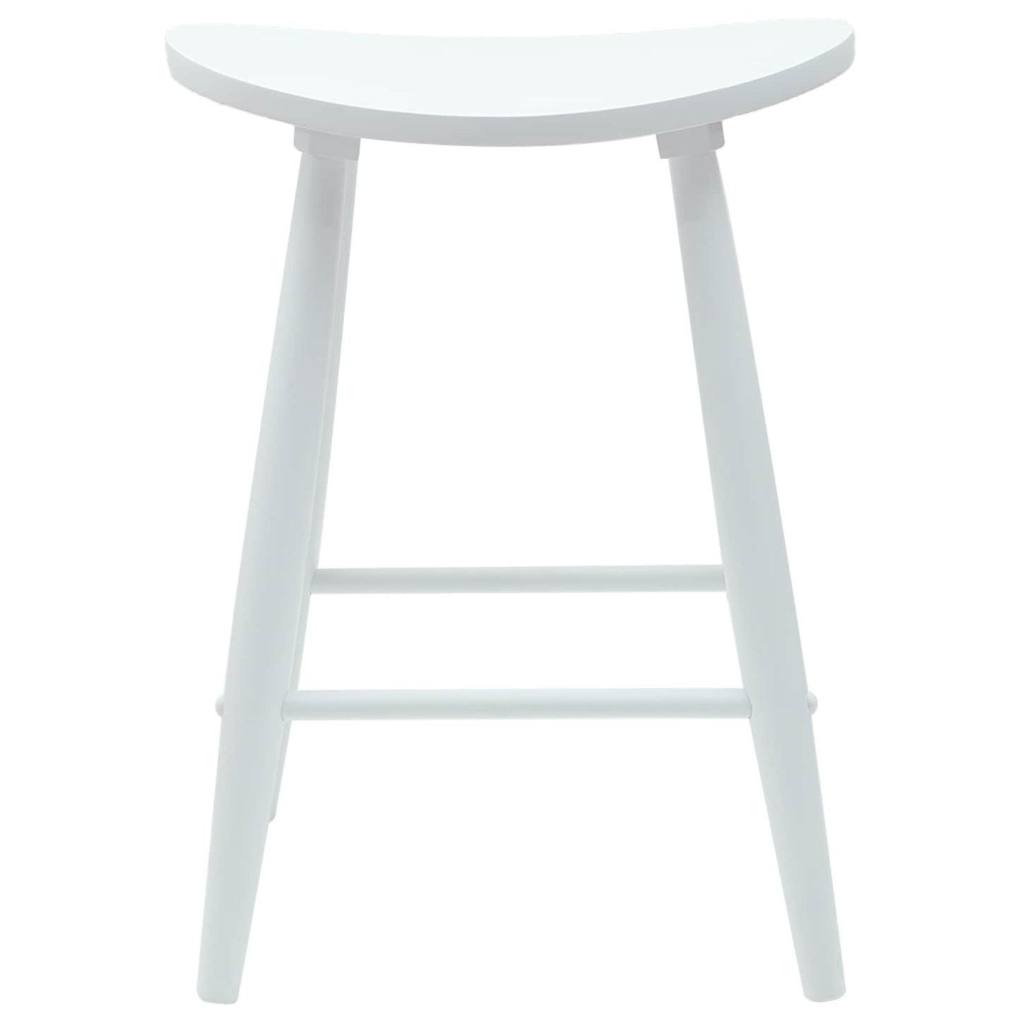 vidaXL Καρέκλες φαγητού 2 pcs Λευκό 46 x 37 x 63 εκ