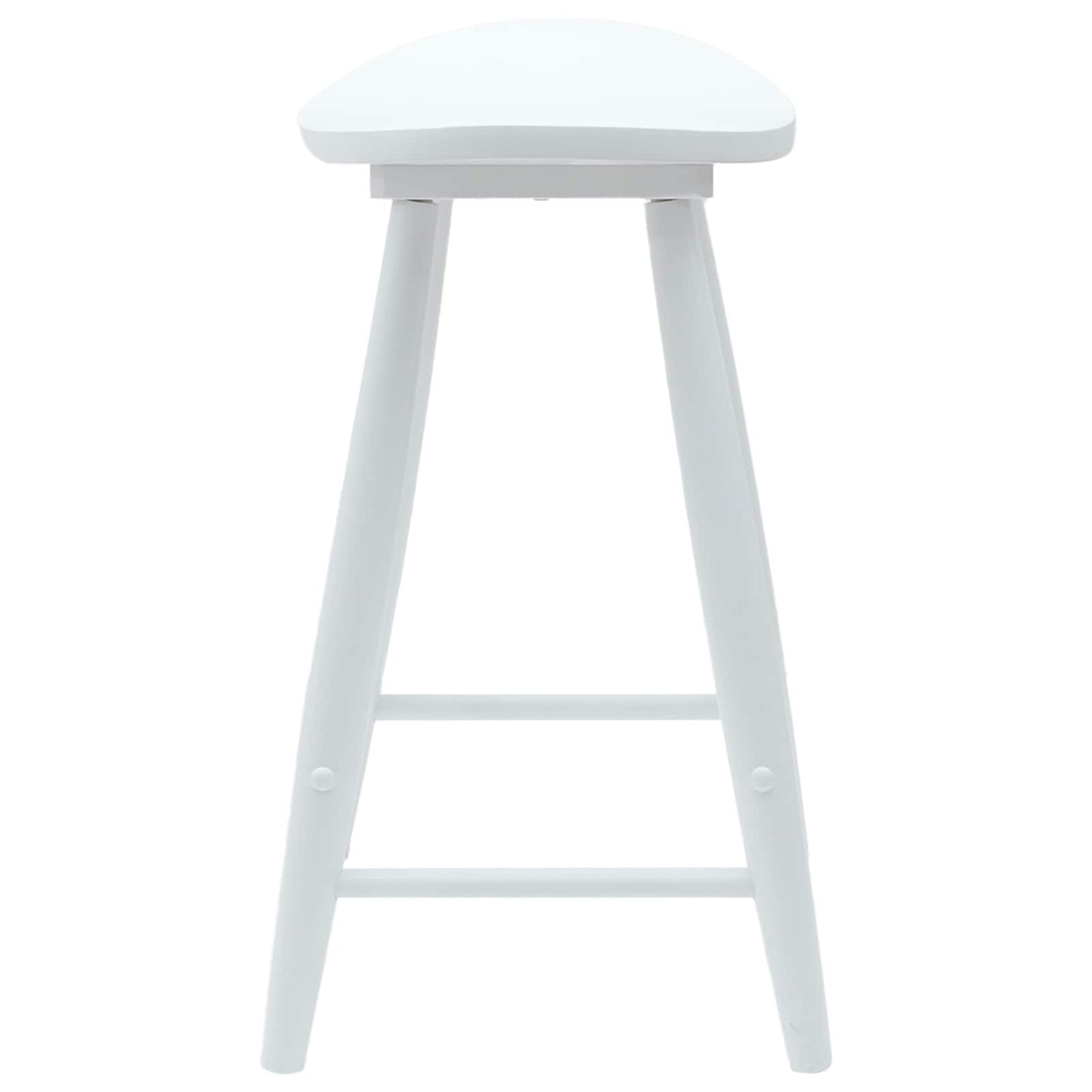 vidaXL Καρέκλες φαγητού 2 pcs Λευκό 46 x 37 x 63 εκ