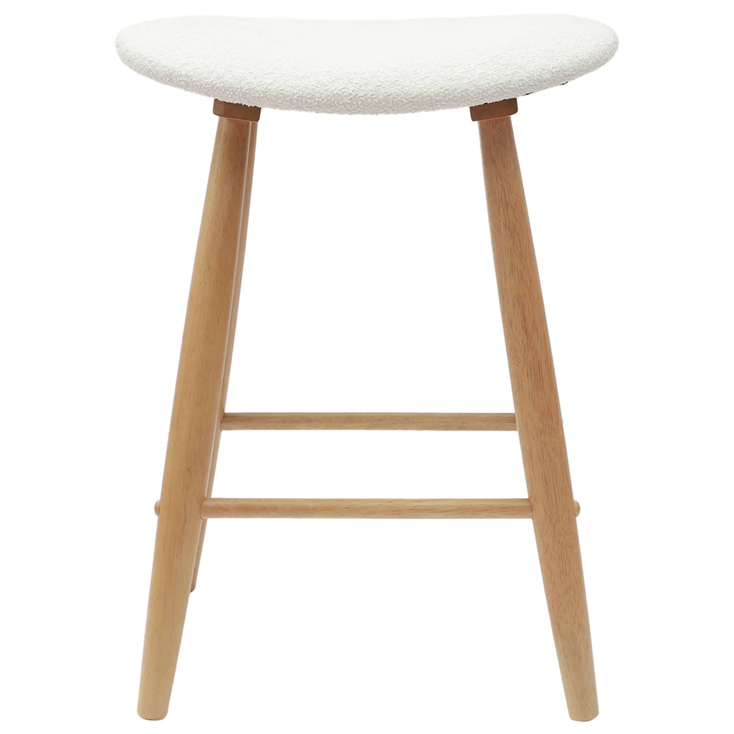 vidaXL Καρέκλες φαγητού 2 pcs Φυσικό 46 x 37 x 63 εκ