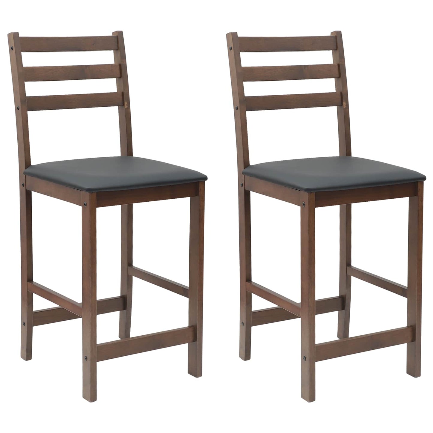 vidaXL Καρέκλες φαγητού 2 pcs Ανοιχτό καφέ 40 x 47,5 x 99,5 εκ