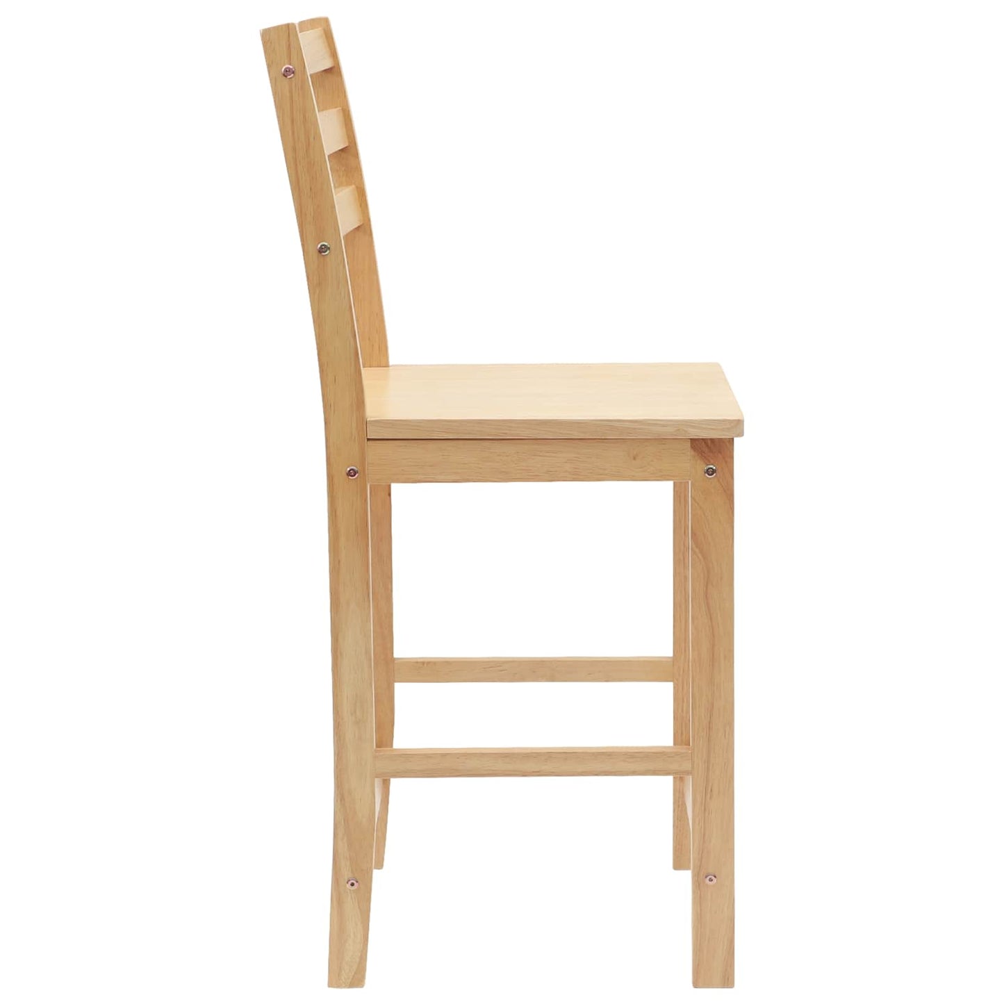 vidaXL Καρέκλες φαγητού 2 pcs Φυσικό 40 x 47,5 x 99,5 εκ