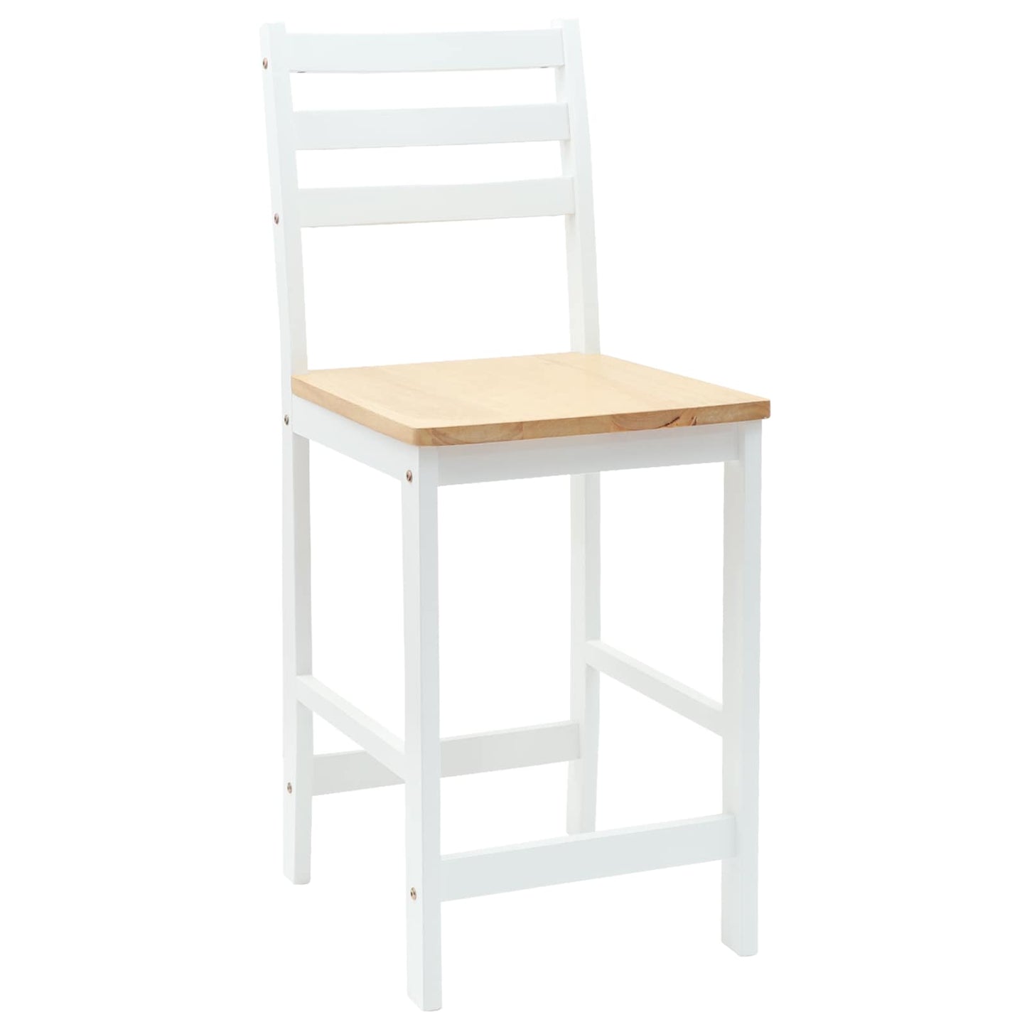 vidaXL Καρέκλες φαγητού 2 pcs Λευκό 40 x 47,5 x 99,5 εκ