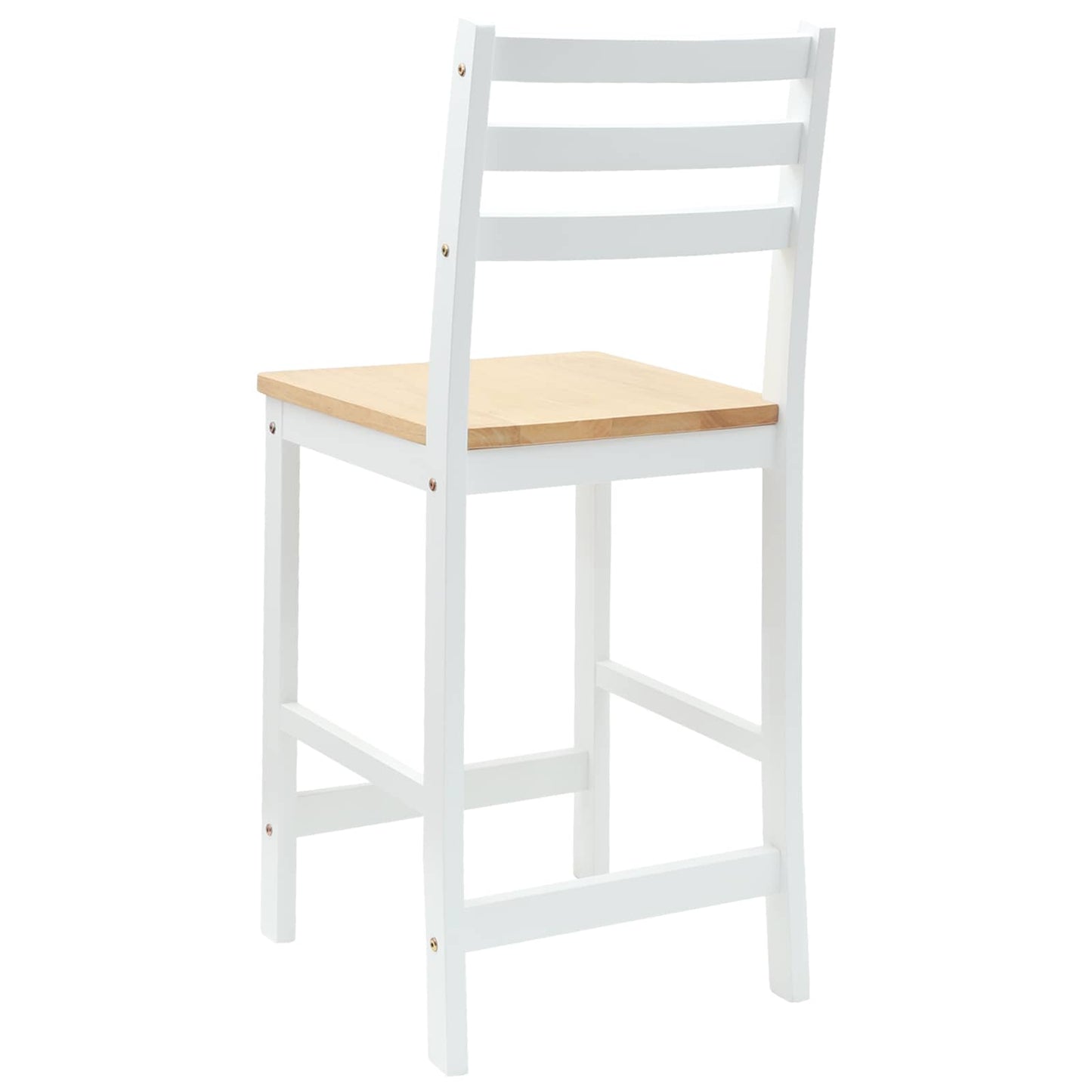 vidaXL Καρέκλες φαγητού 2 pcs Λευκό 40 x 47,5 x 99,5 εκ
