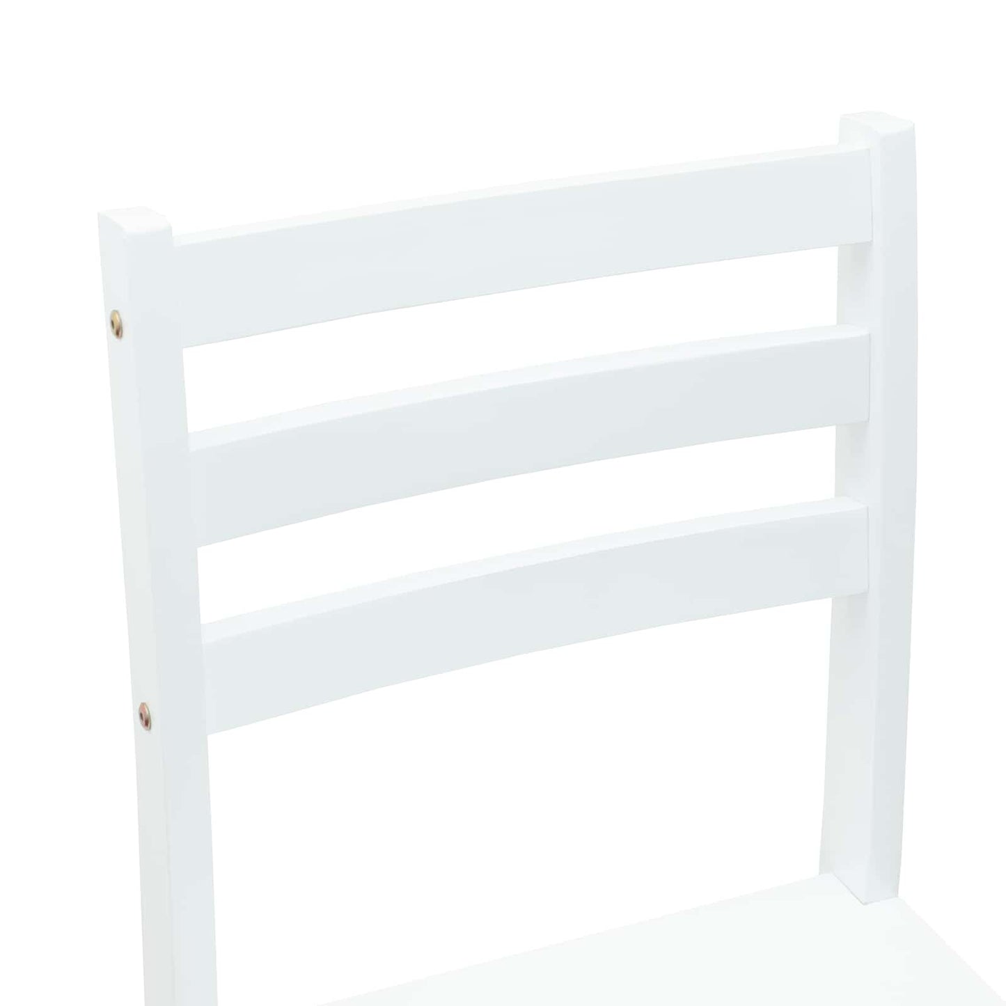 vidaXL Καρέκλες φαγητού 2 pcs Λευκό 40 x 47,5 x 99,5 εκ