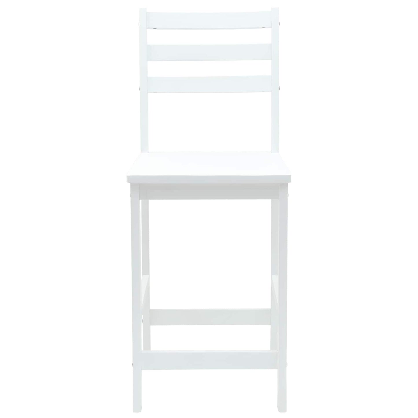 vidaXL Καρέκλες φαγητού 2 pcs Λευκό 40 x 47,5 x 99,5 εκ