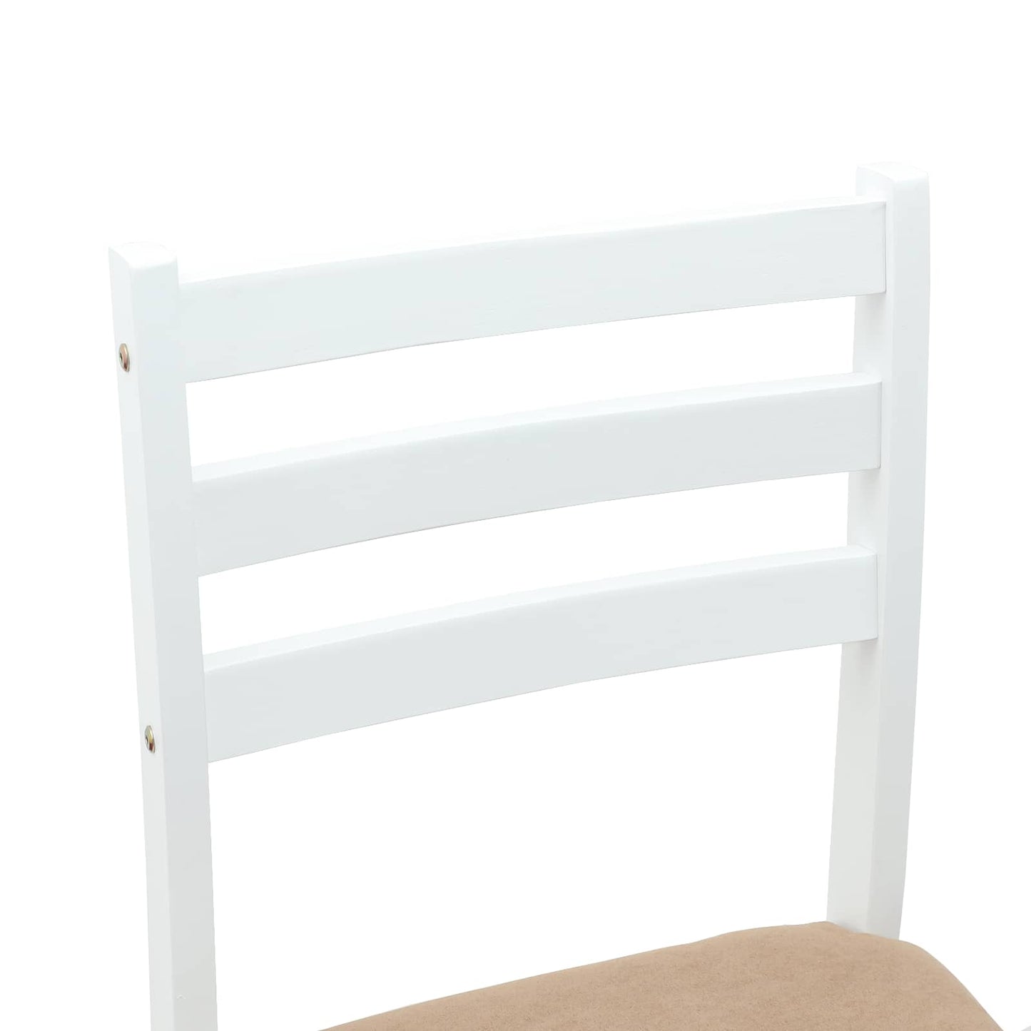vidaXL Καρέκλες φαγητού 2 pcs Λευκό 40 x 47,5 x 99,5 εκ