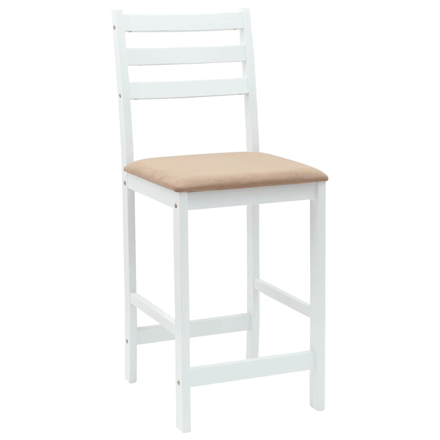 vidaXL Καρέκλες φαγητού 2 pcs Λευκό 40 x 47,5 x 99,5 εκ