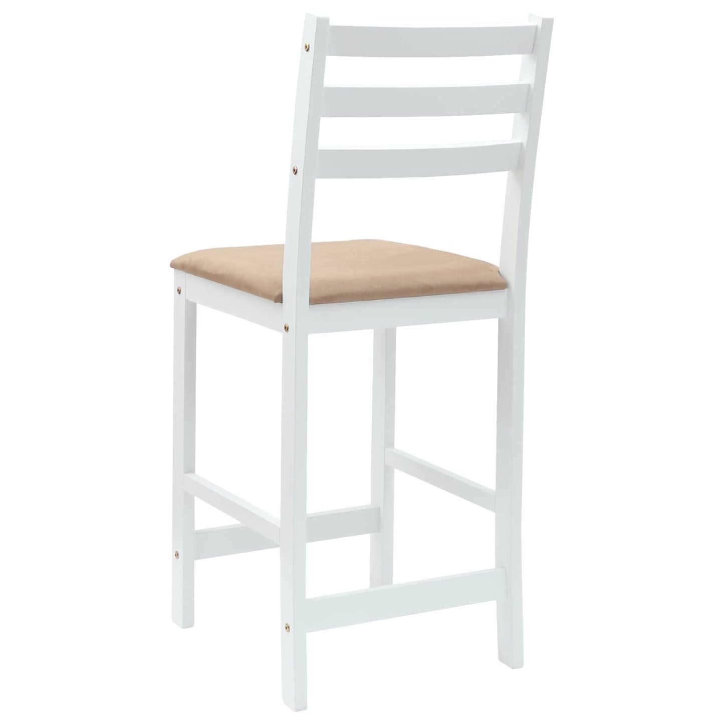 vidaXL Καρέκλες φαγητού 2 pcs Λευκό 40 x 47,5 x 99,5 εκ