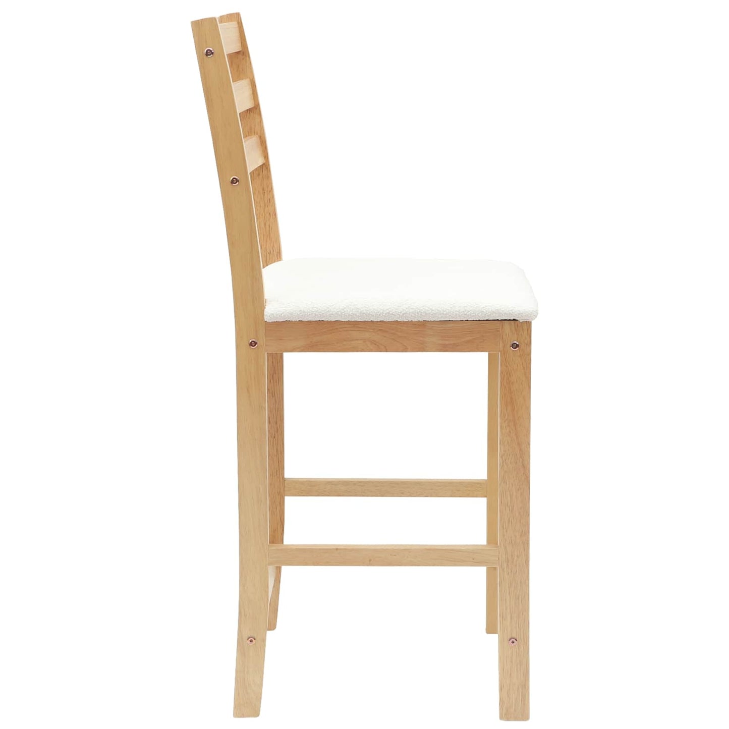 vidaXL Καρέκλες φαγητού 2 pcs Φυσικό 40 x 47,5 x 99,5 εκ