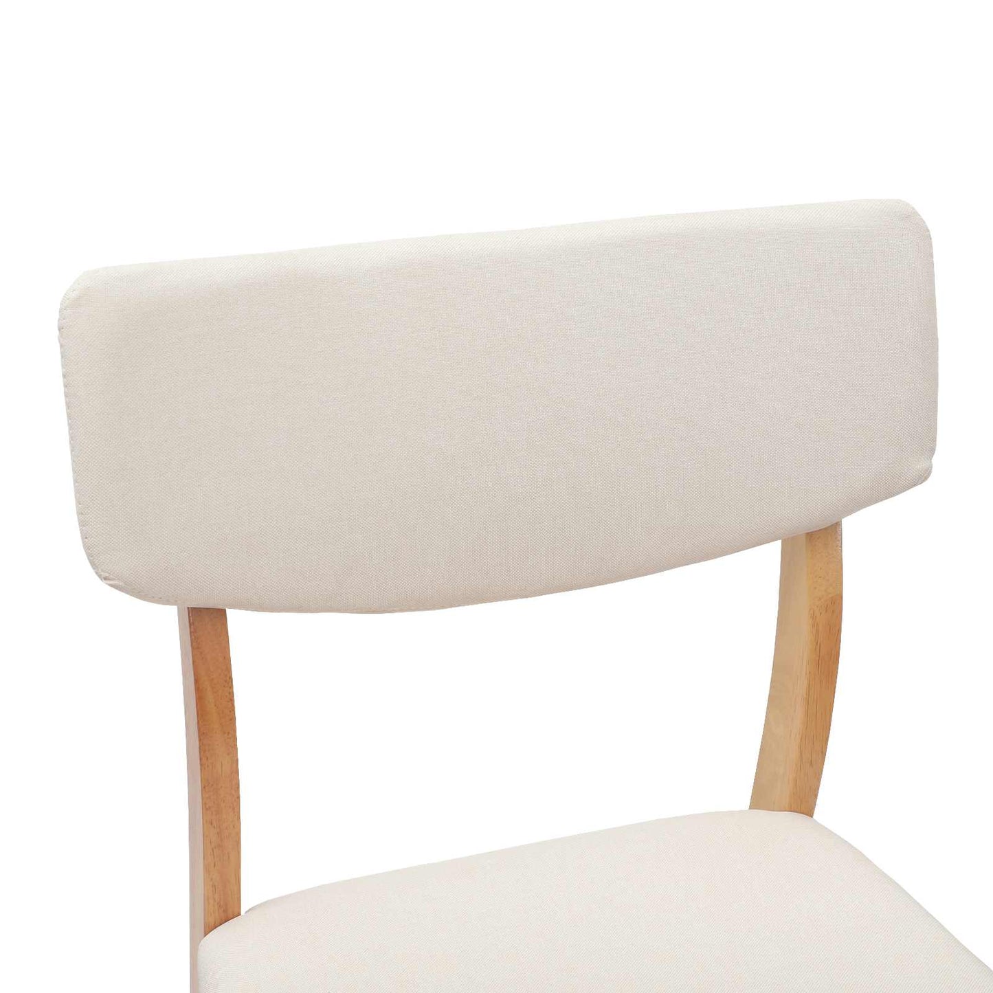 vidaXL Καρέκλες φαγητού 2 pcs Φυσικό 48 x 49 x 95 εκ.