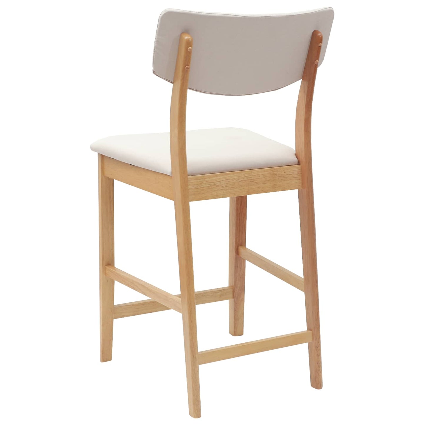 vidaXL Καρέκλες φαγητού 2 pcs Φυσικό 48 x 49 x 95 εκ.