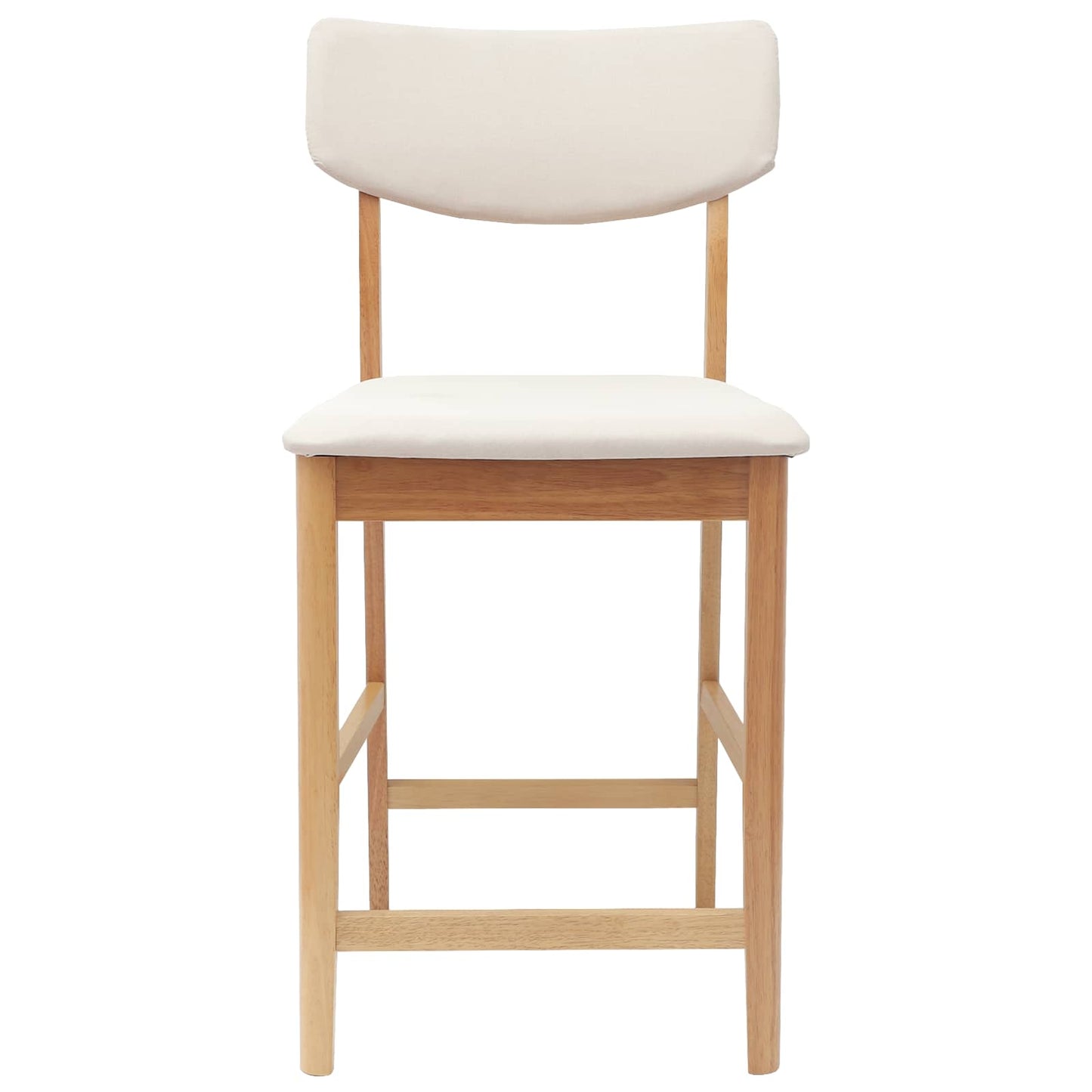 vidaXL Καρέκλες φαγητού 2 pcs Φυσικό 48 x 49 x 95 εκ.