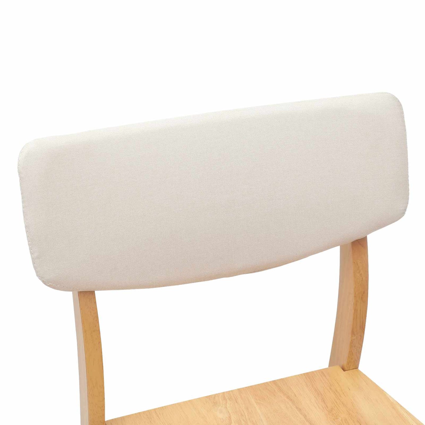 vidaXL Καρέκλες φαγητού 2 pcs Φυσικό 48 x 49 x 95 εκ.
