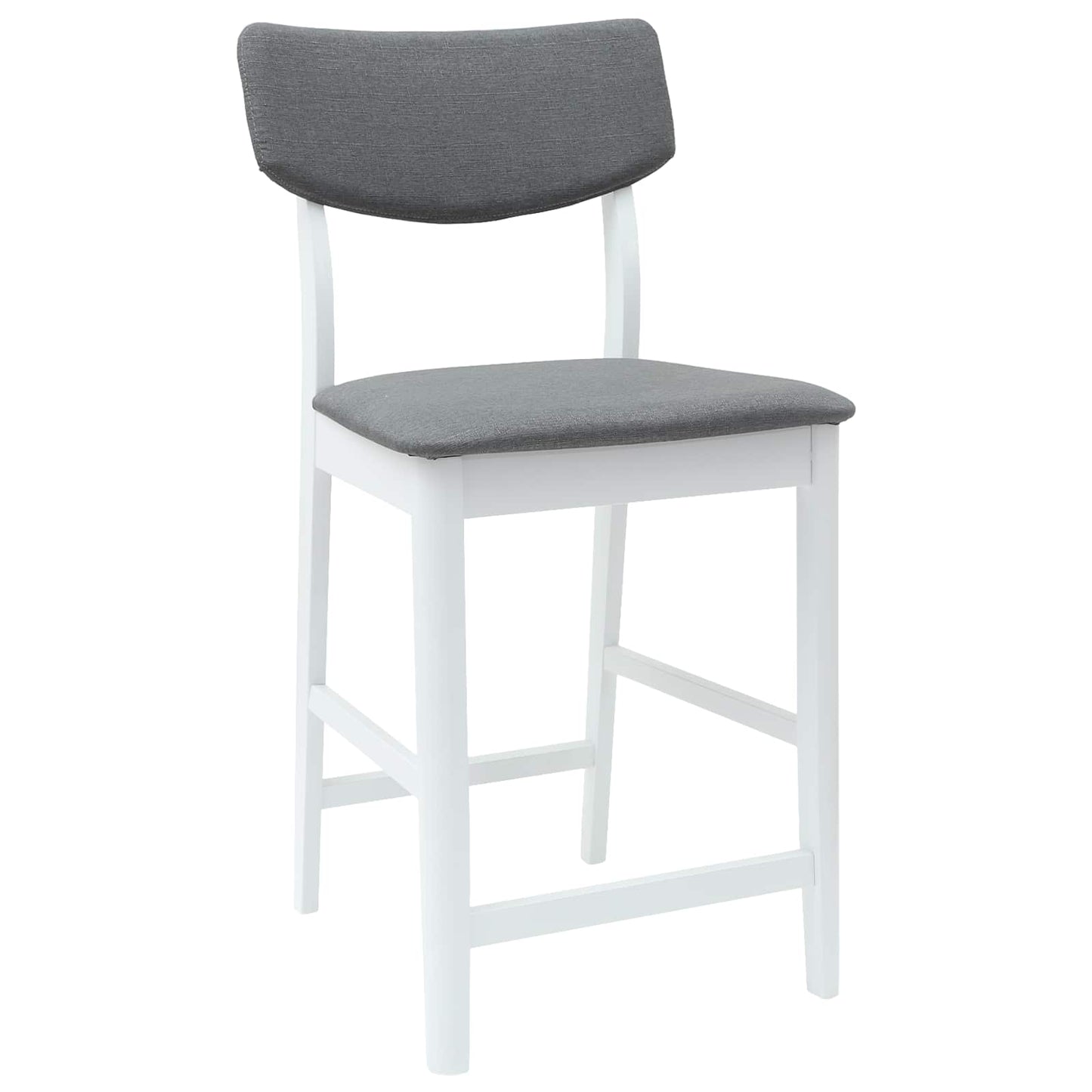 vidaXL Καρέκλες φαγητού 2 pcs Λευκό 48 x 49 x 95 εκ.