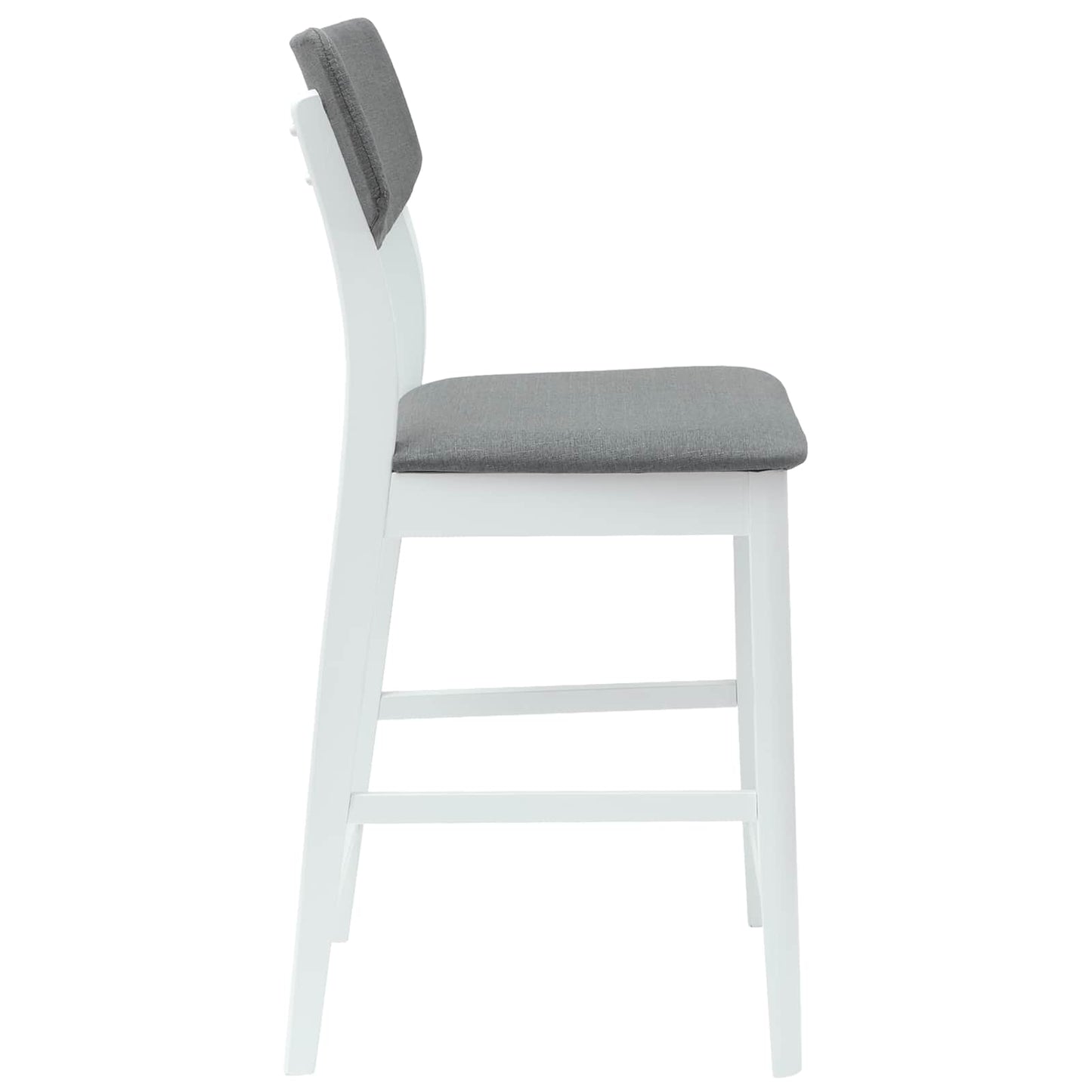 vidaXL Καρέκλες φαγητού 2 pcs Λευκό 48 x 49 x 95 εκ.