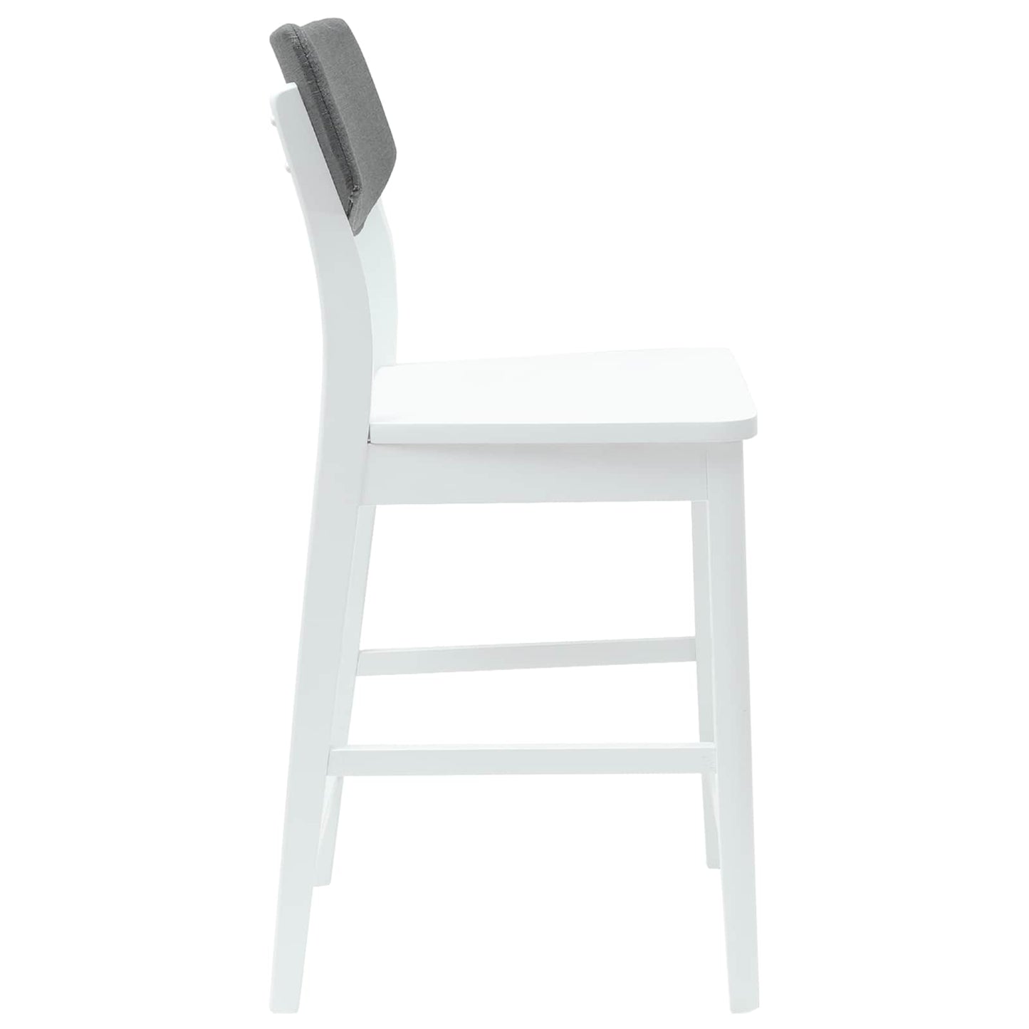 vidaXL Καρέκλες φαγητού 2 pcs Λευκό 48 x 49 x 95 εκ.