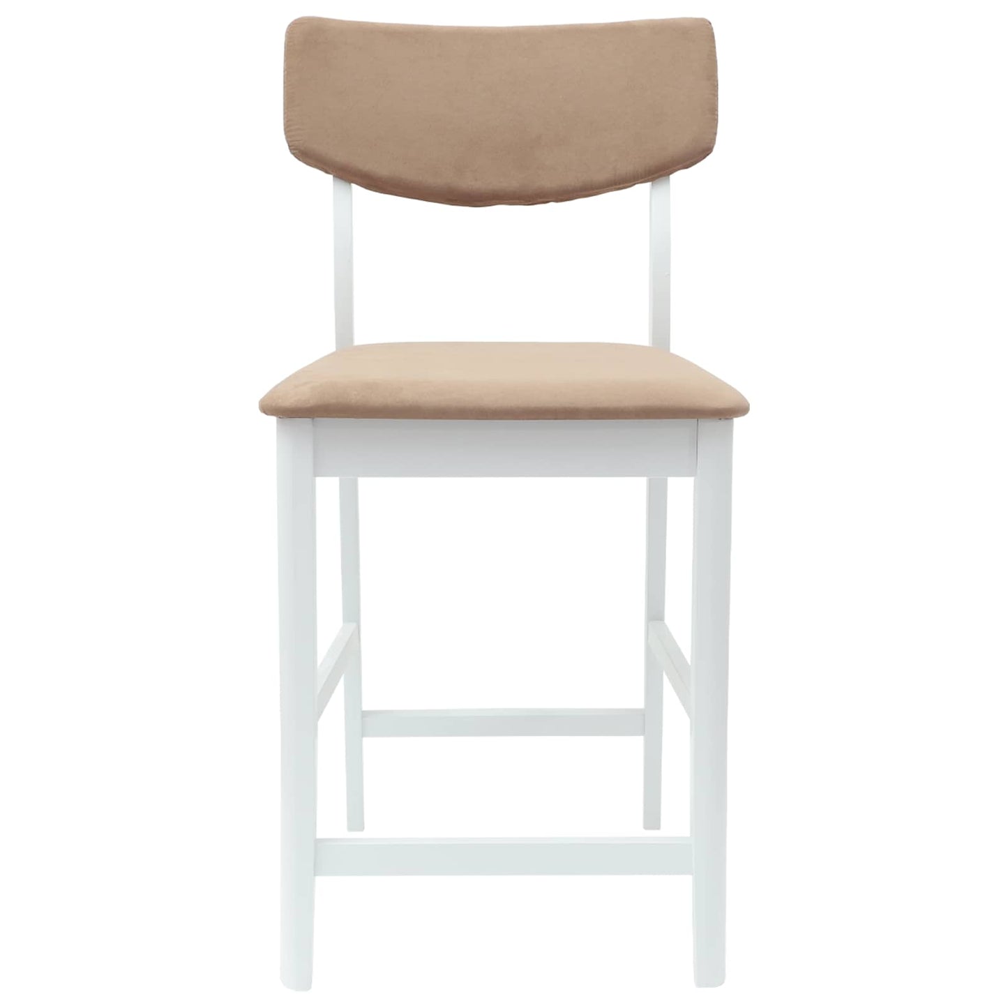 vidaXL Καρέκλες φαγητού 2 pcs Λευκό 48 x 49 x 95 εκ.