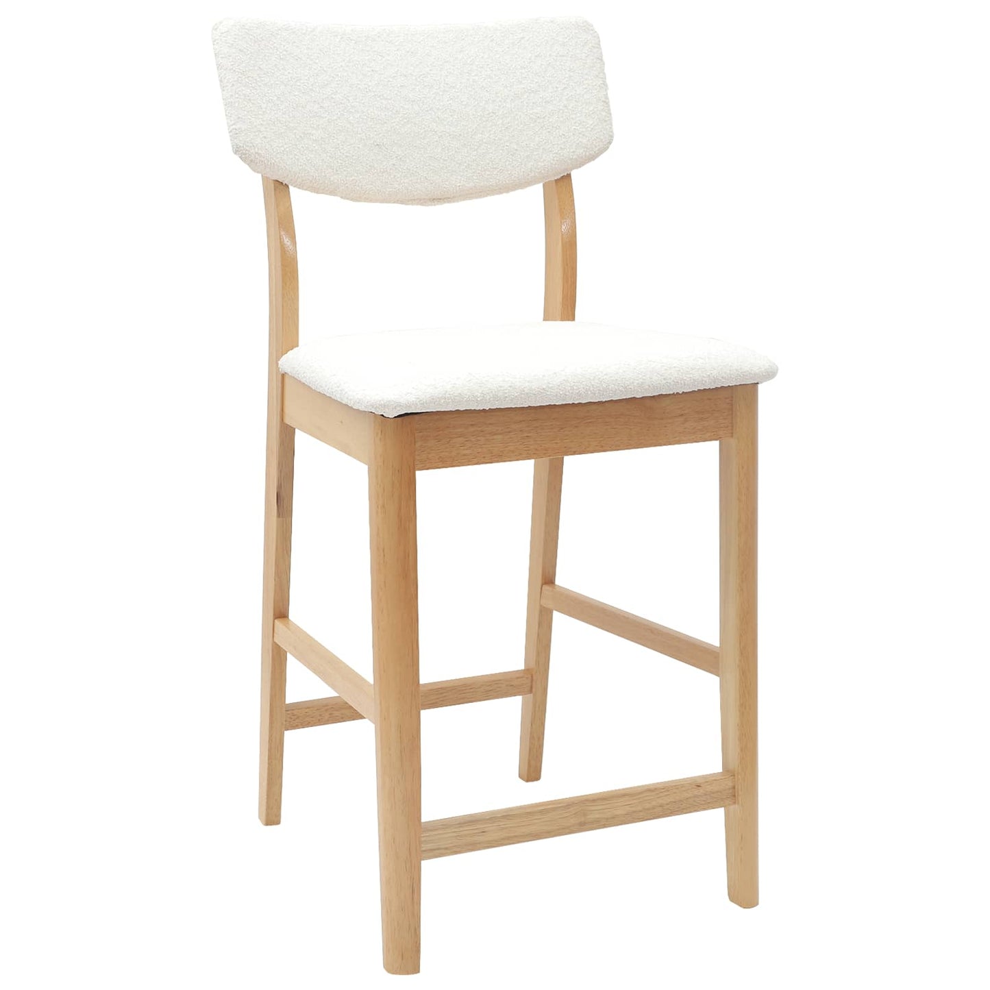 vidaXL Καρέκλες φαγητού 2 pcs Φυσικό 48 x 49 x 95 εκ.