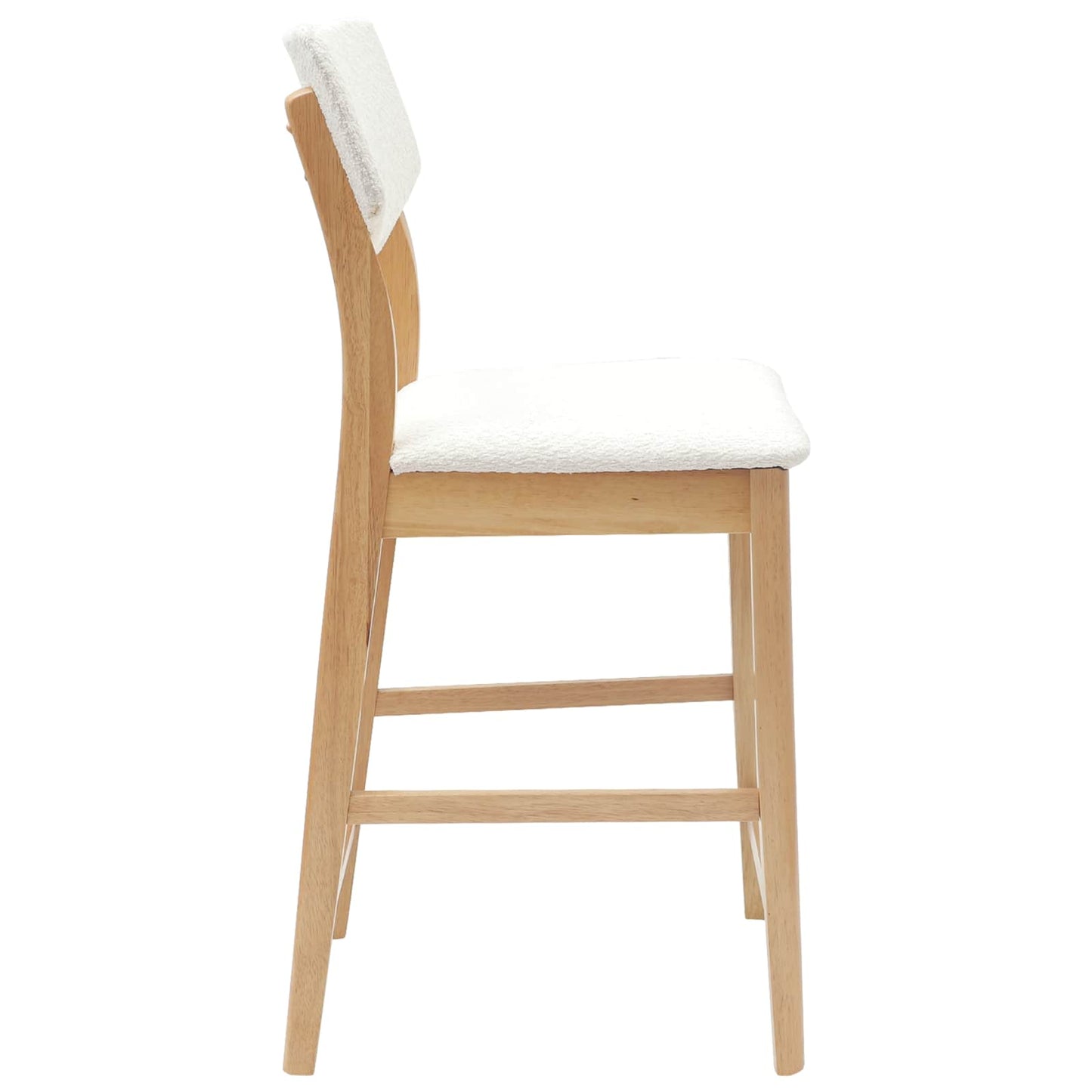 vidaXL Καρέκλες φαγητού 2 pcs Φυσικό 48 x 49 x 95 εκ.