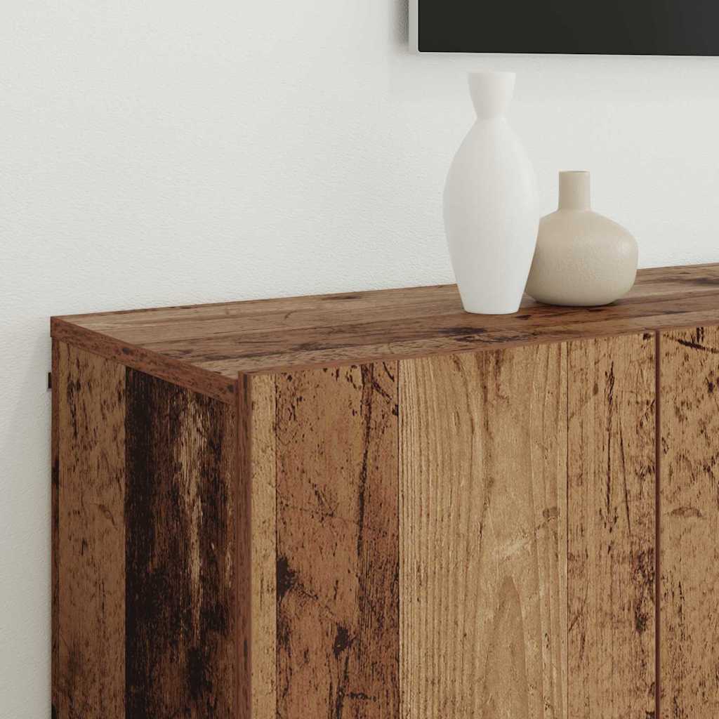 vidaXL Μονάδες TV Επιτοίχιο 6 pcs Παλαιό ξύλο Επεξεργασμένο ξύλο