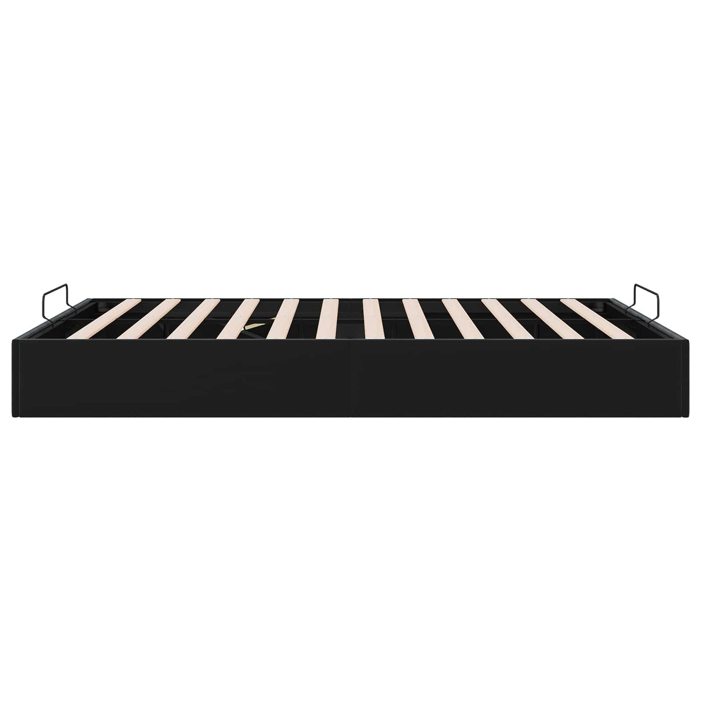 vidaXL Κρεβάτι Οθωμανικού Τύπου Μαύρο 153 x 203 cm Βελούδο