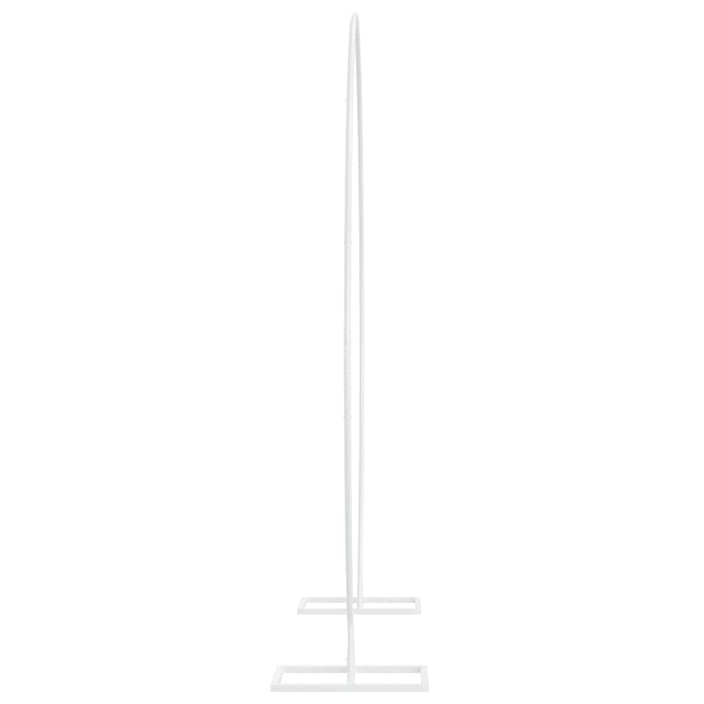 vidaXL Αψίδα Γάμου Λευκός 220 x 45 x 200 εκ. Ατσάλι