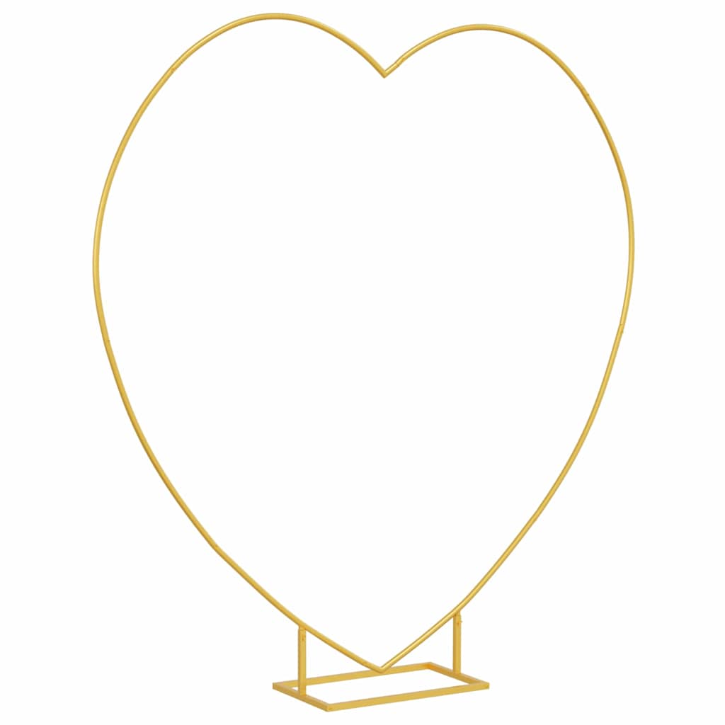 vidaXL Αψίδα Γάμου Χρυσό 195 x 35 x 211 εκ Ατσάλι