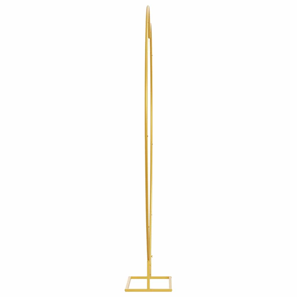 vidaXL Αψίδα Γάμου Χρυσό 195 x 35 x 211 εκ Ατσάλι