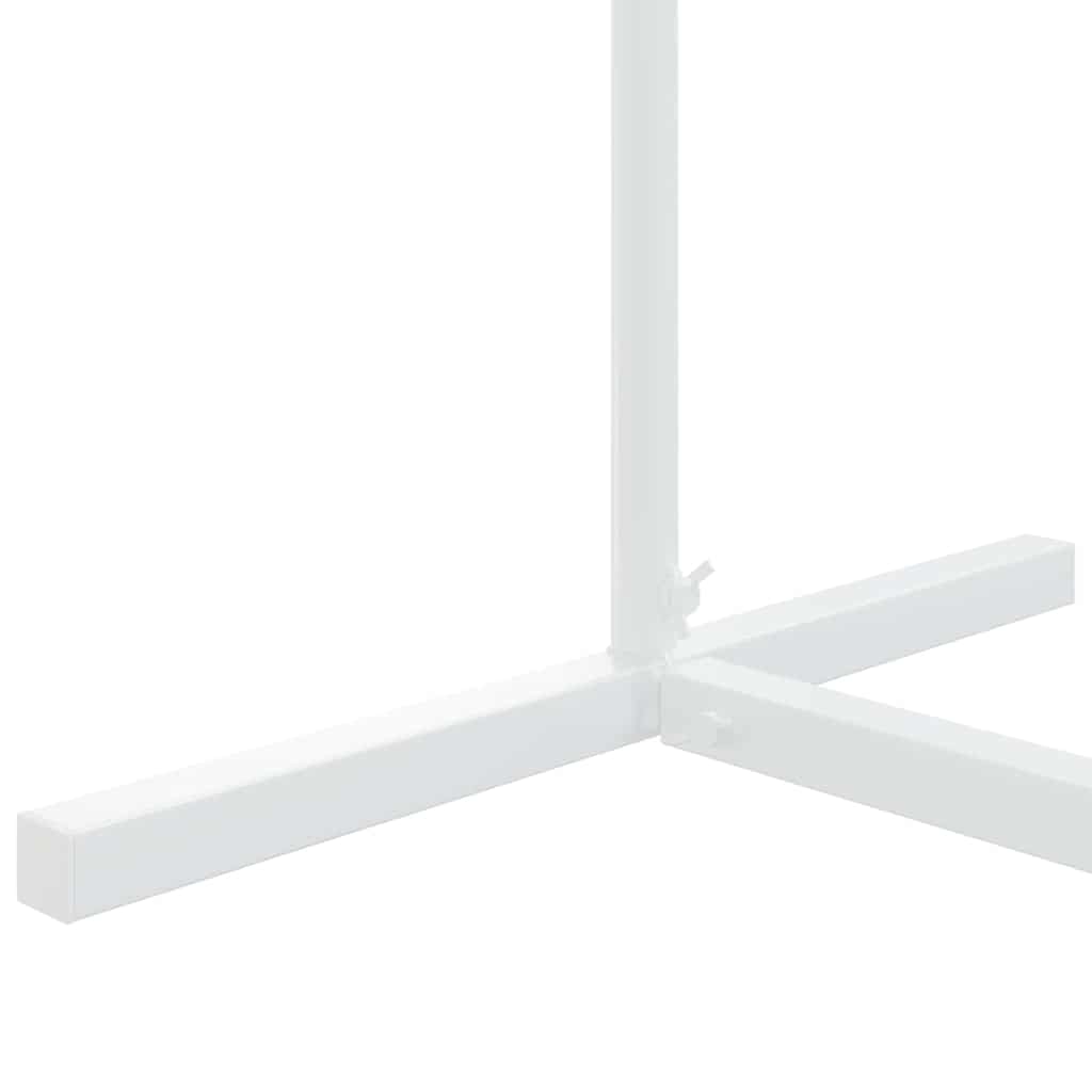 vidaXL Αψίδα Γάμου 3 pcs Λευκός Ατσάλι