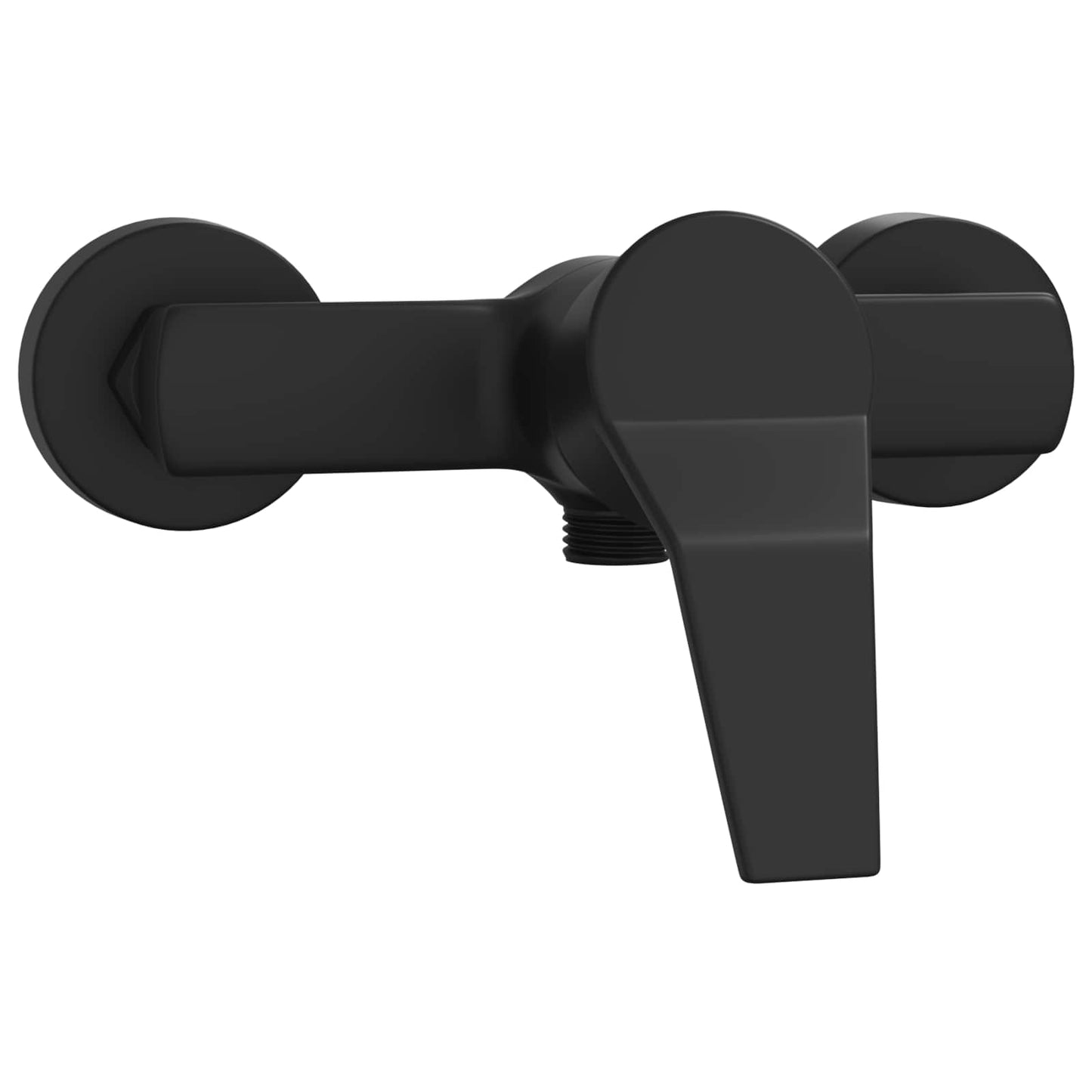 vidaXL Μίξερ ντους Μαύρο G 1 / 2 ίντσες Ορείχαλκος