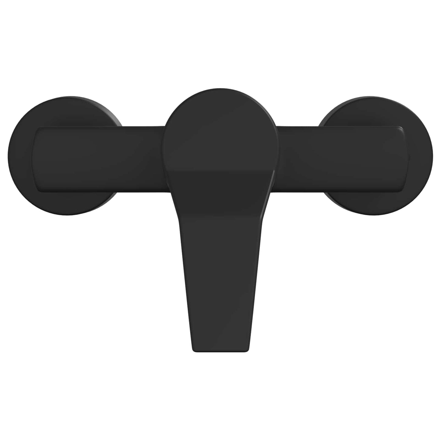 vidaXL Μίξερ ντους Μαύρο G 1 / 2 ίντσες Ορείχαλκος