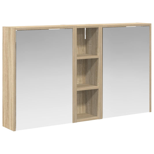 vidaXL Σετ Ντουλαπιών Μπάνιου 3 pcs 106 x 16 x 62,5 εκ.