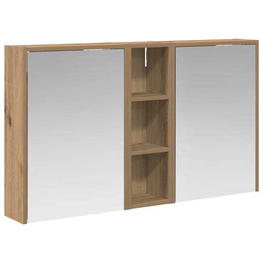 vidaXL Σετ Ντουλαπιών Μπάνιου 3 pcs 106 x 16 x 62,5 εκ.