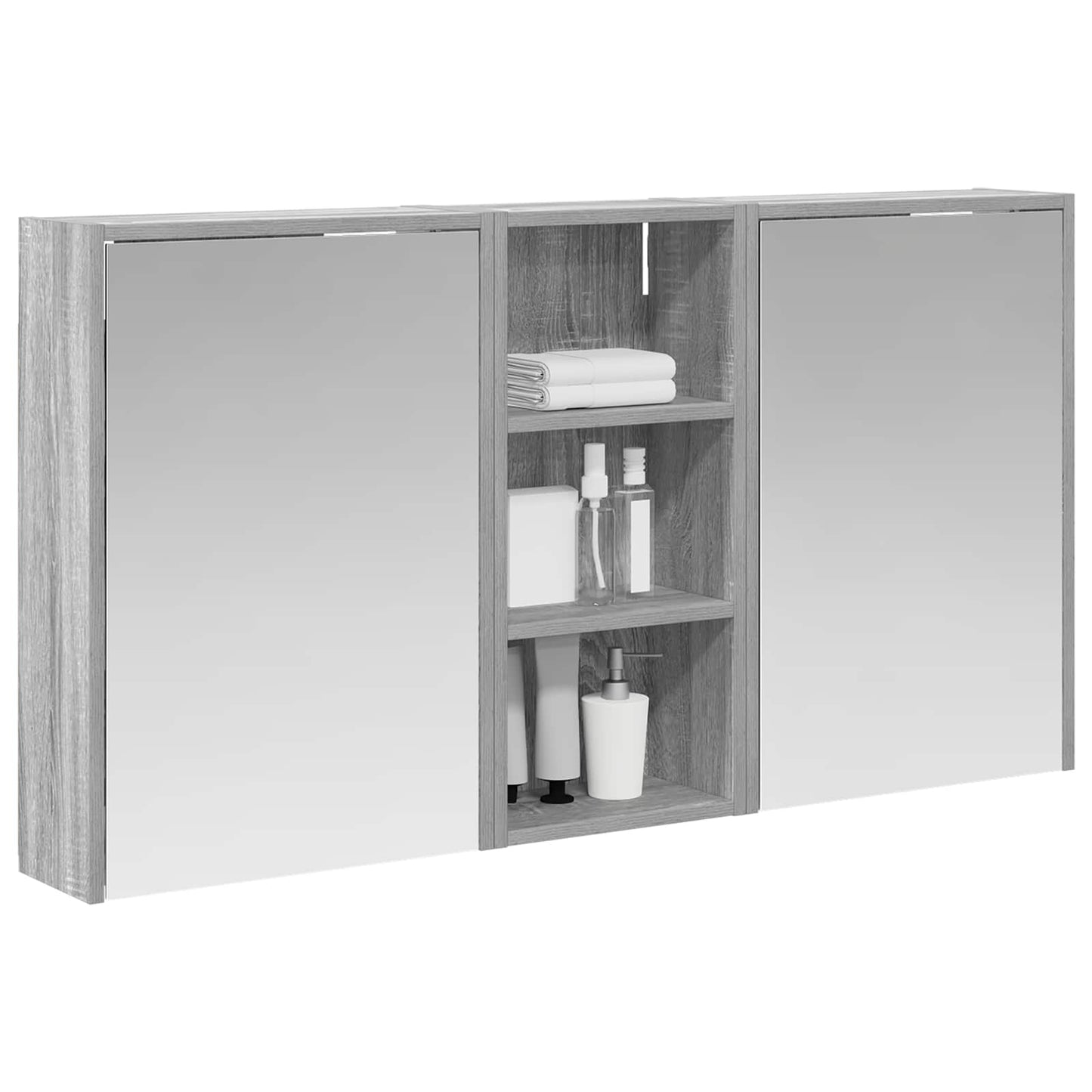 vidaXL Σετ Ντουλαπιών Μπάνιου 3 τμχ. 116 x 16 x 62,5 εκ.
