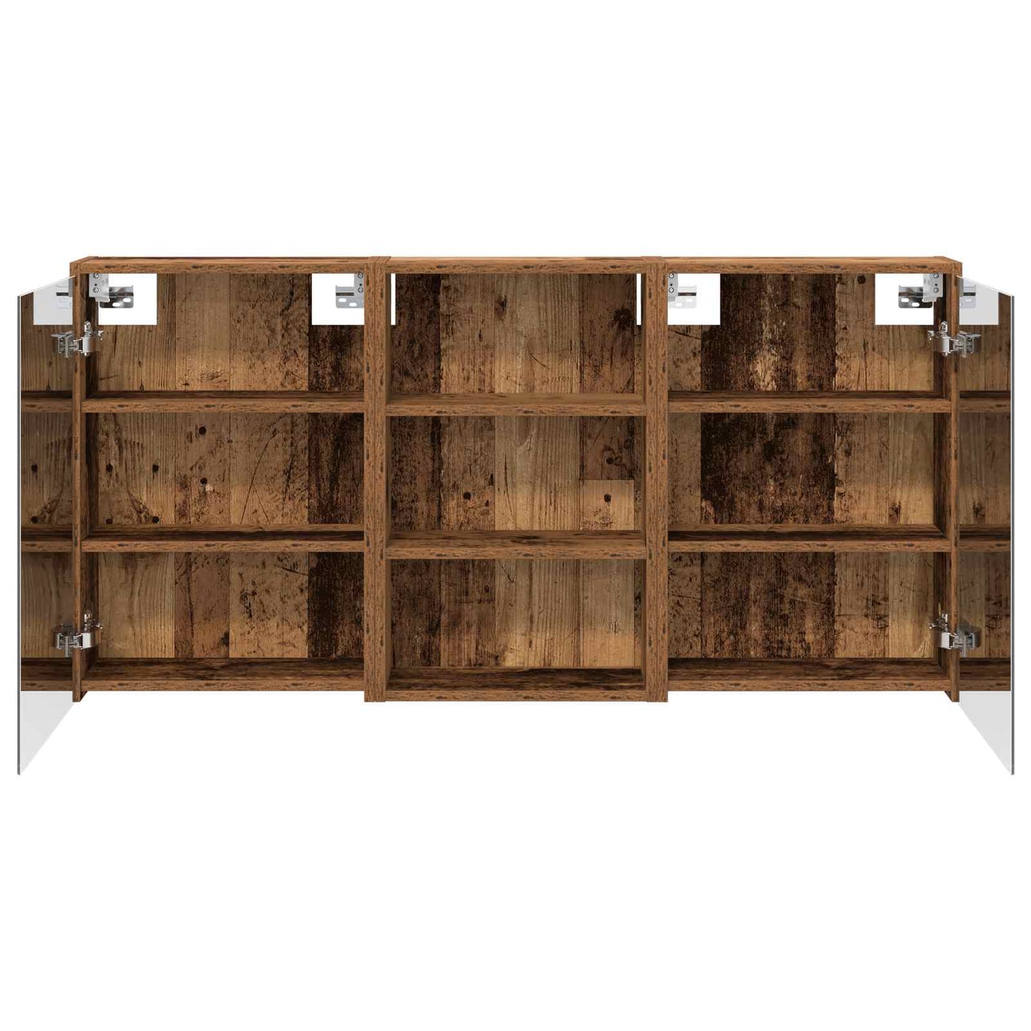 vidaXL Σετ Ντουλαπιών Μπάνιου 3 τμχ. 126 x 16 x 62.5 εκ.