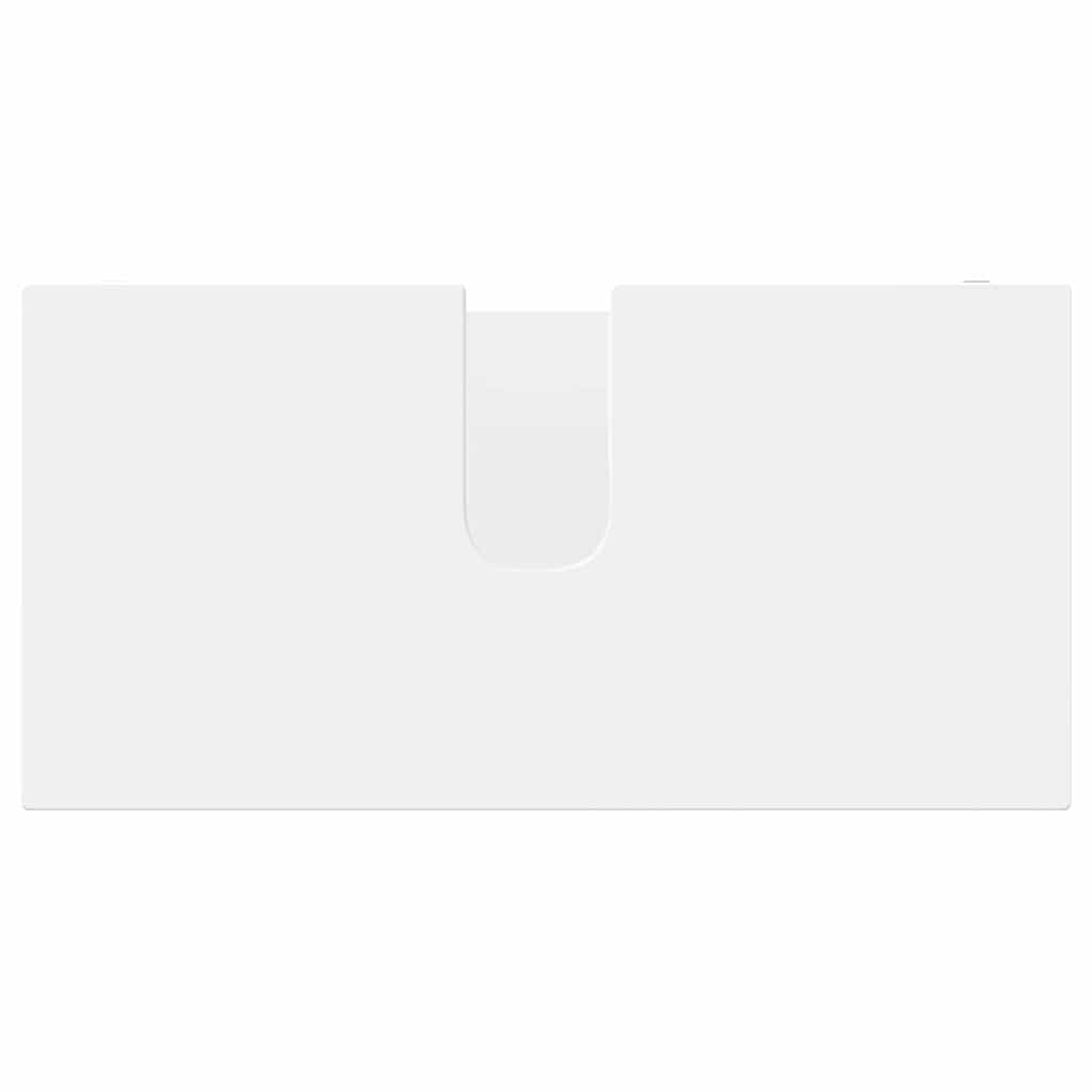 vidaXL Σετ Επίπλων Μπάνιου με συρτάρι 4 pcs Λευκό Επεξεργασμένο ξύλο