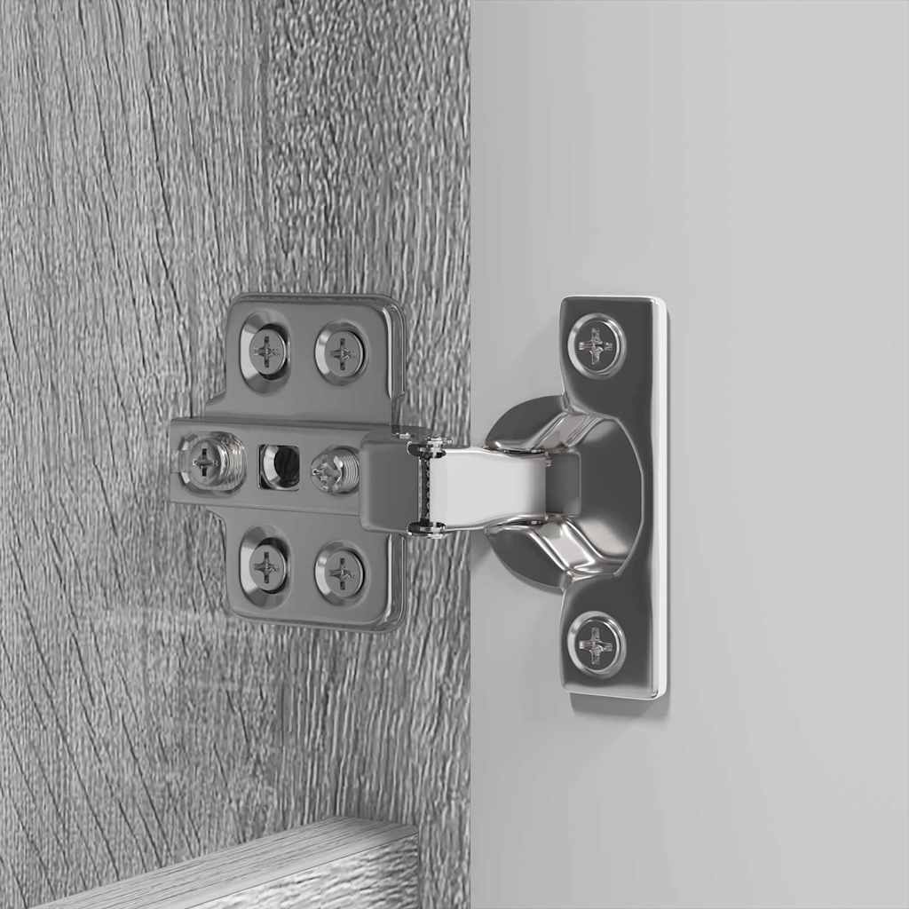 vidaXL Σετ Επίπλων Μπάνιου 3 pcs Γκρίζο Σονομα Επεξεργασμένο ξύλο