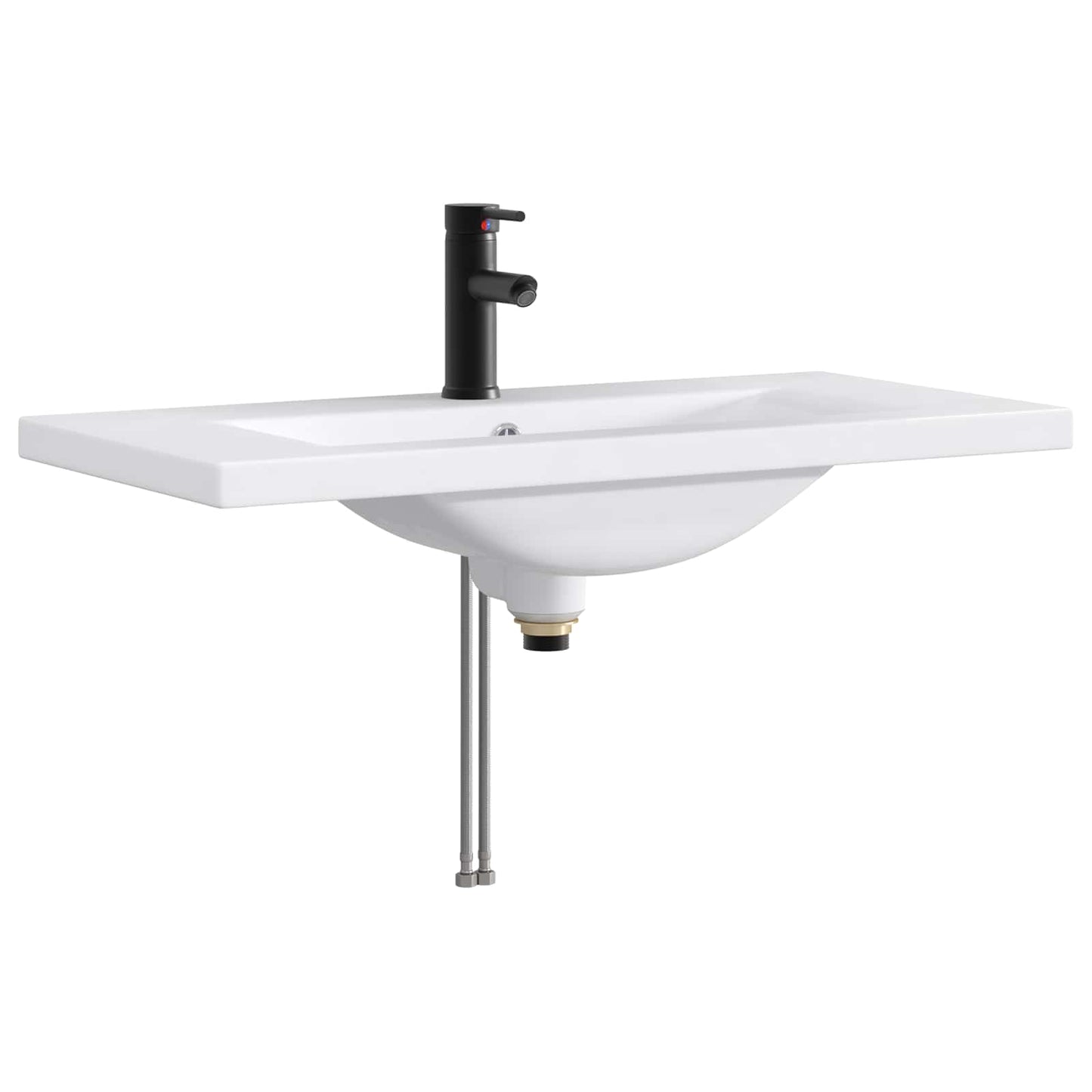 vidaXL Σετ Επίπλων Μπάνιου Λευκό 78,5 x 37,5 x 81 εκ