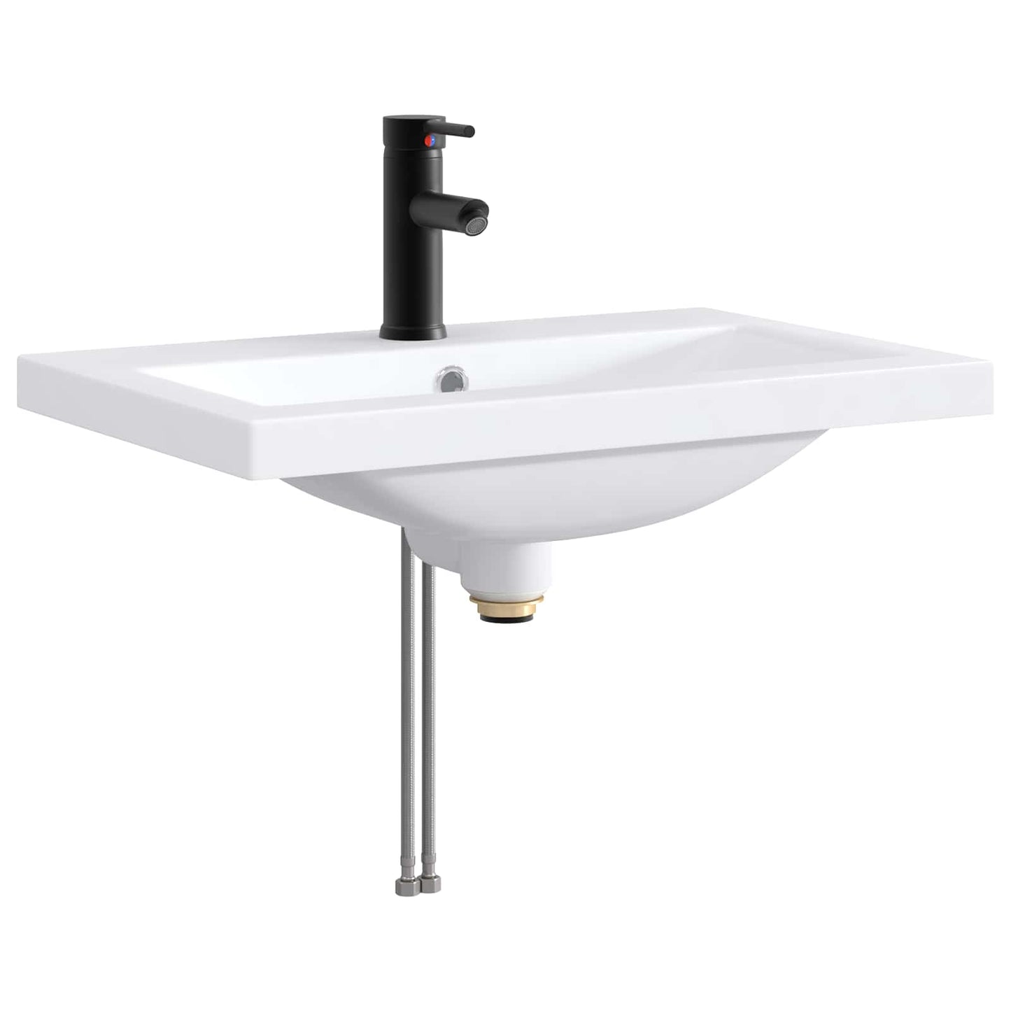 vidaXL Σετ Επίπλων Μπάνιου Sonoma Δρυς 56 x 37,5 x 81 εκ