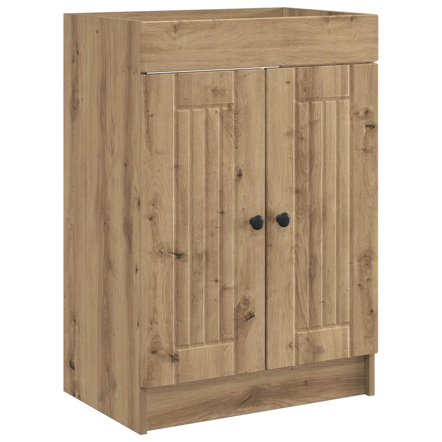 vidaXL Σετ Επίπλων Μπάνιου Artisan Δρυς 56 x 37,5 x 81 εκ
